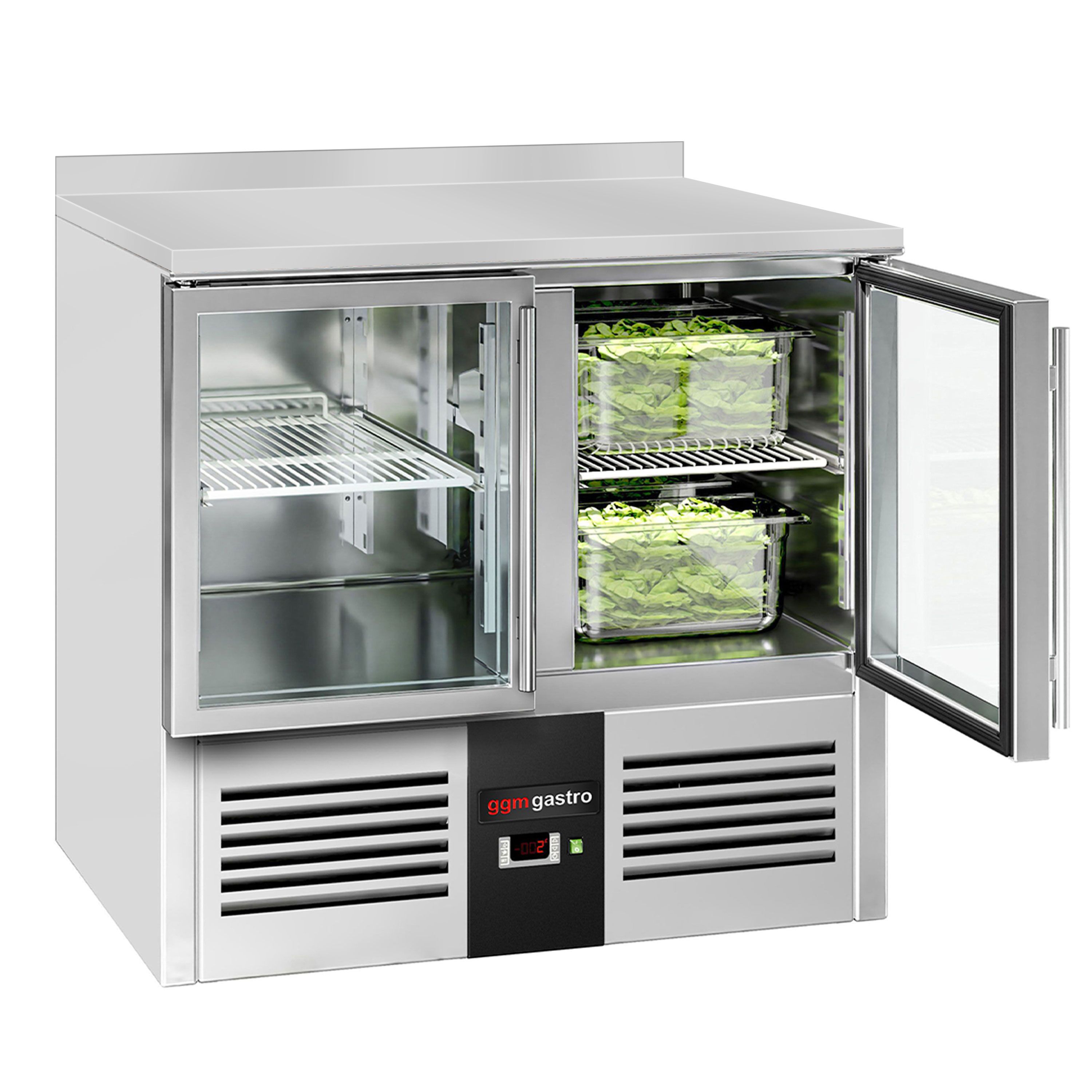 Külmlaud PREMIUM 900×700mm, klaasuksed