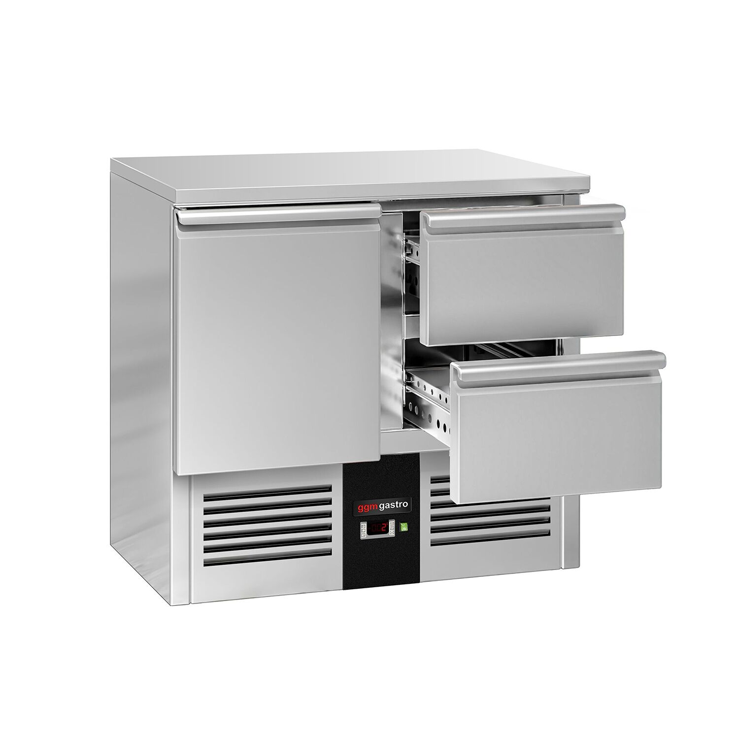 Külmlaud PREMIUM 900×700mm, 1 uks ja 2 sahtlit