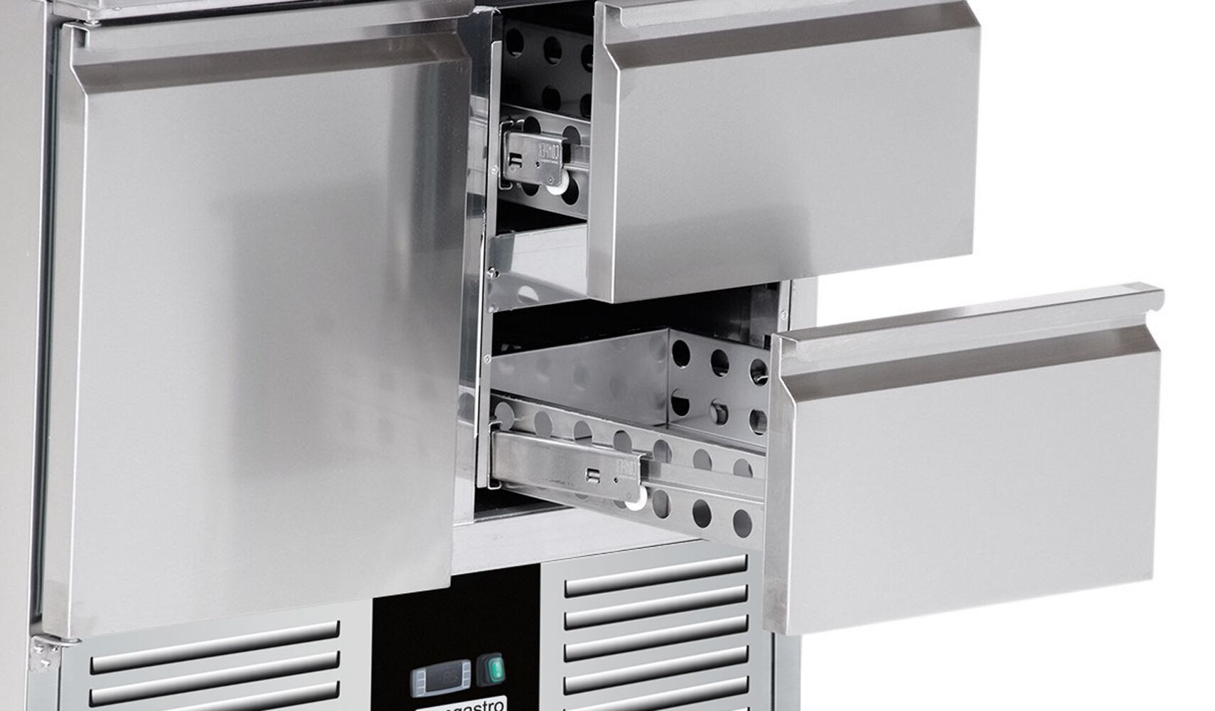Külmlaud PREMIUM 900×700mm, 1 uks ja 2 sahtlit