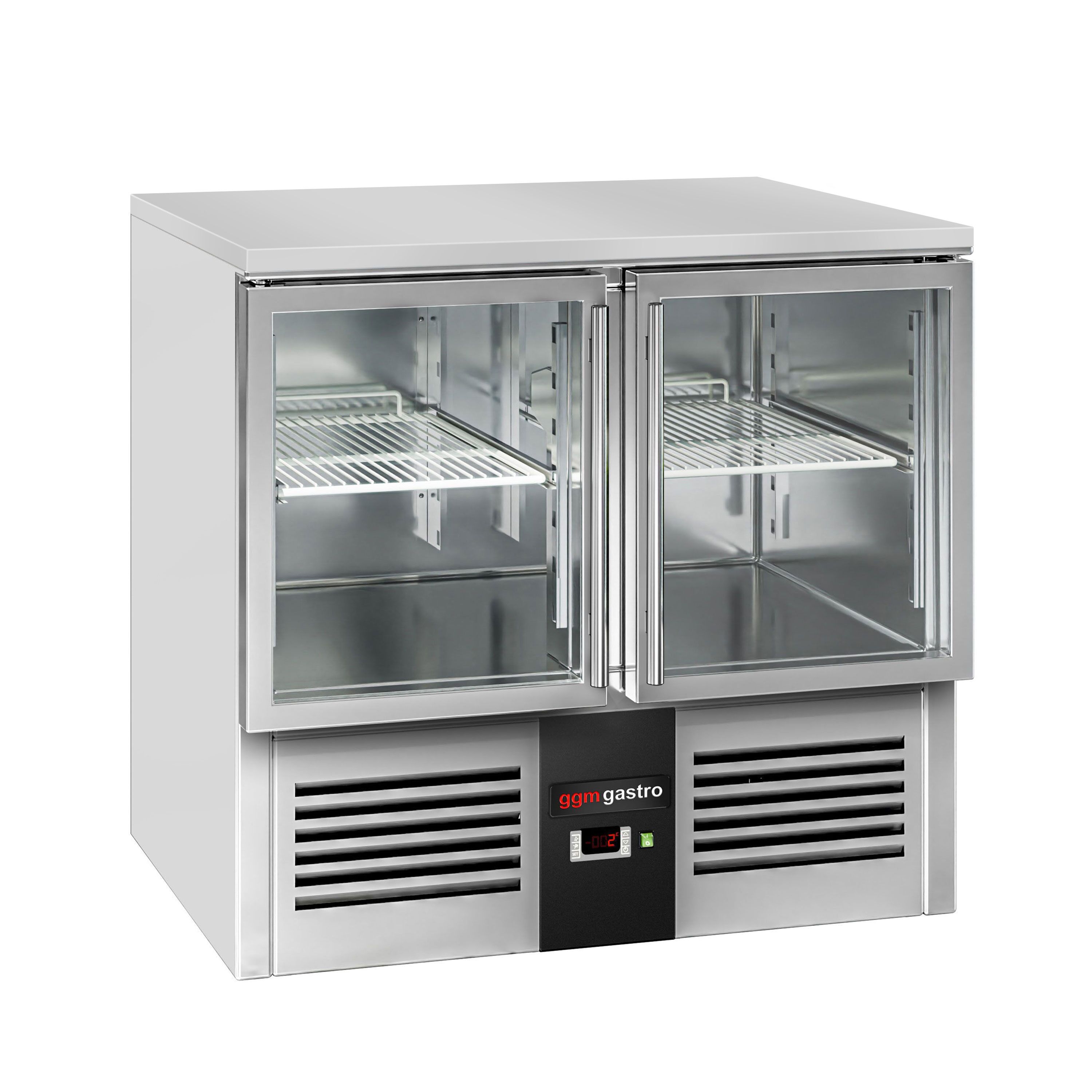 Külmlaud PREMIUM 900×700mm, klaasuksed ja graniittasapind