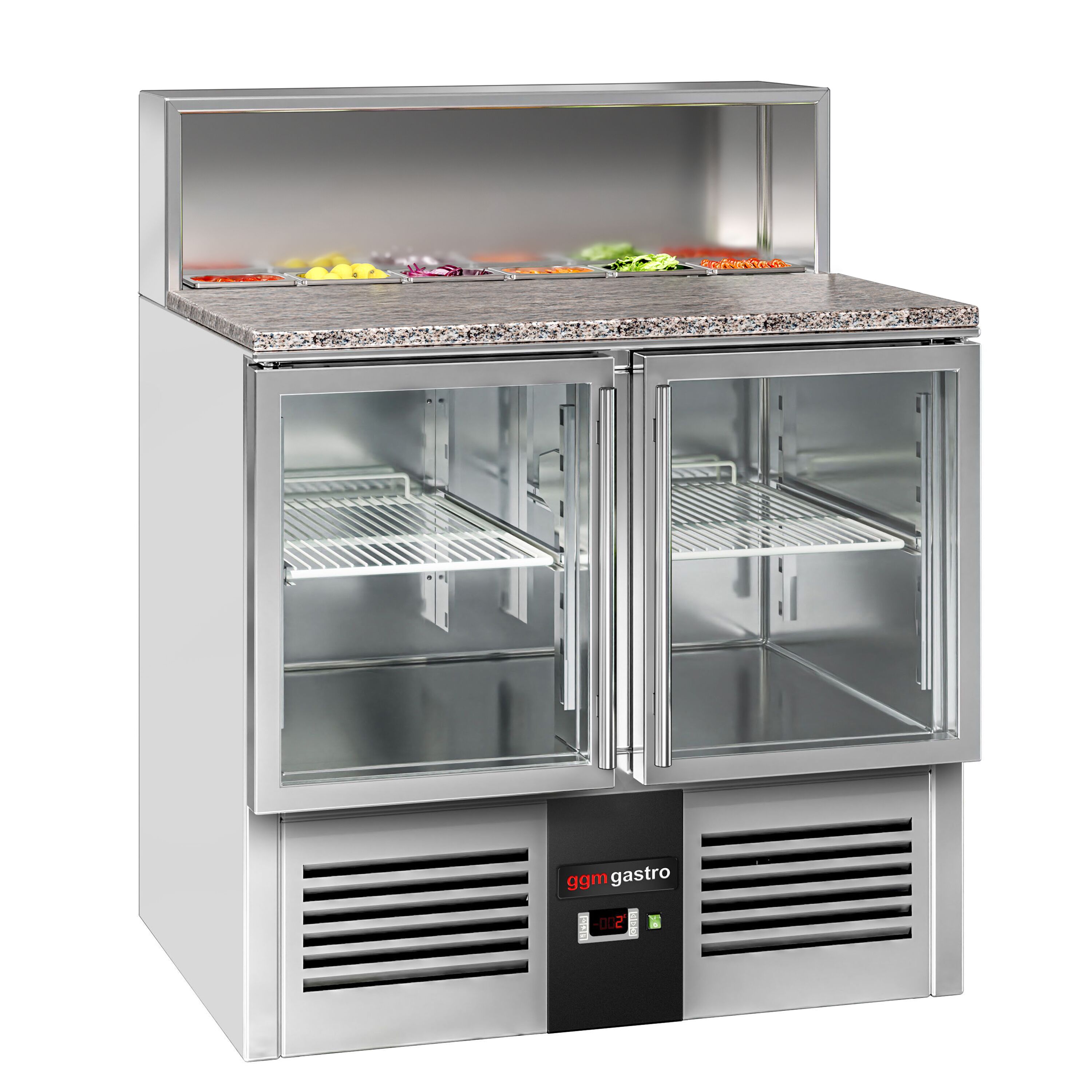 Salatilett PREMIUM, 903mm, 2 klaasust