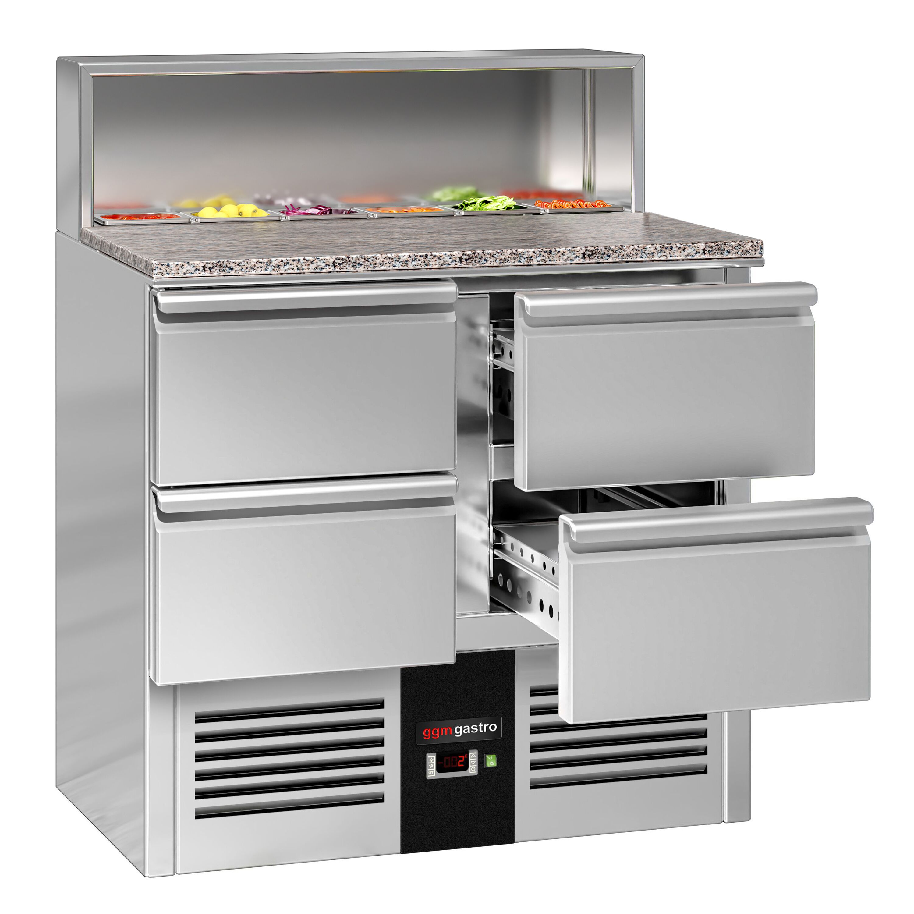 Salatilett PREMIUM, 903mm, 4 sahtlit