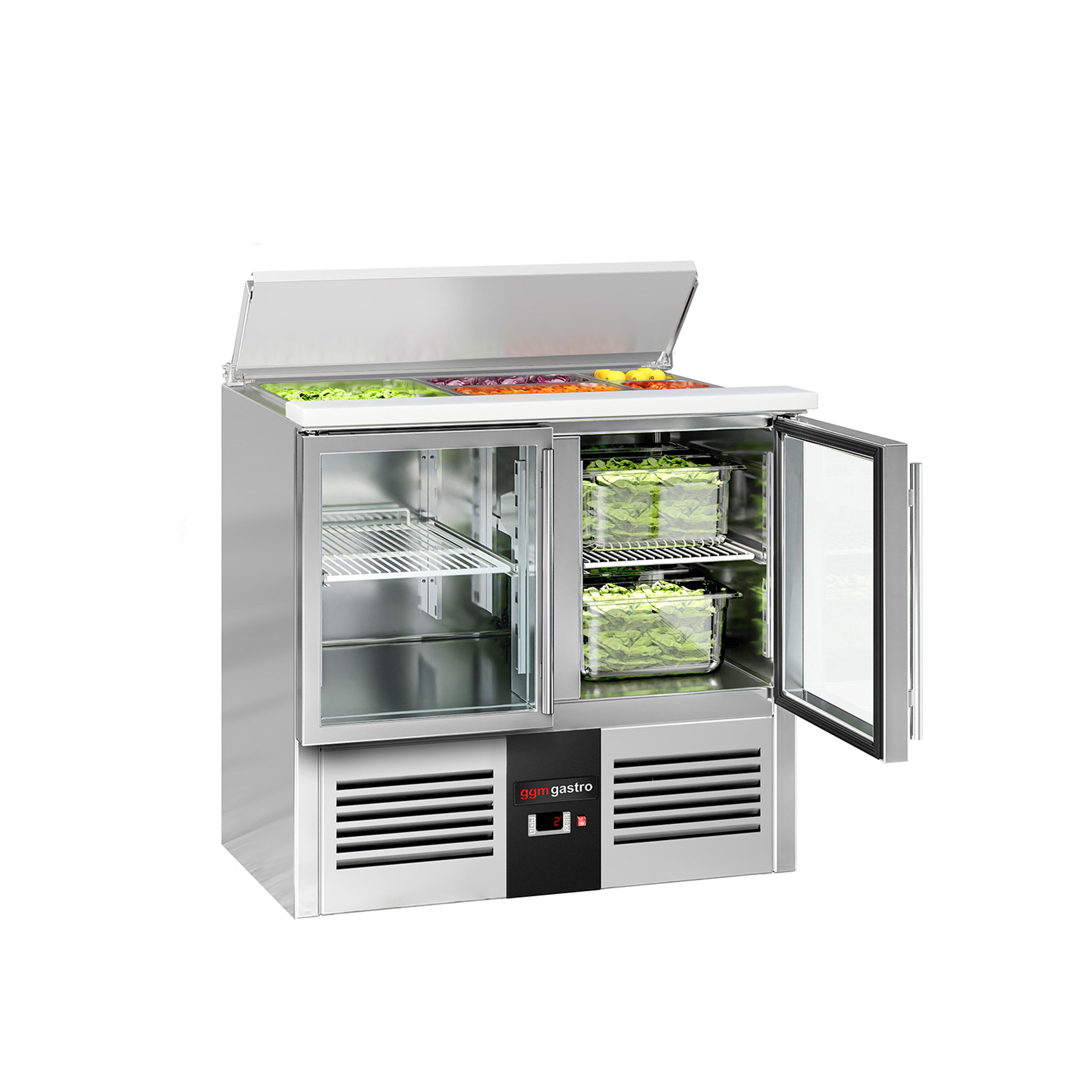 Salatilett PREMIUM, 903mm, 2 klaasust
