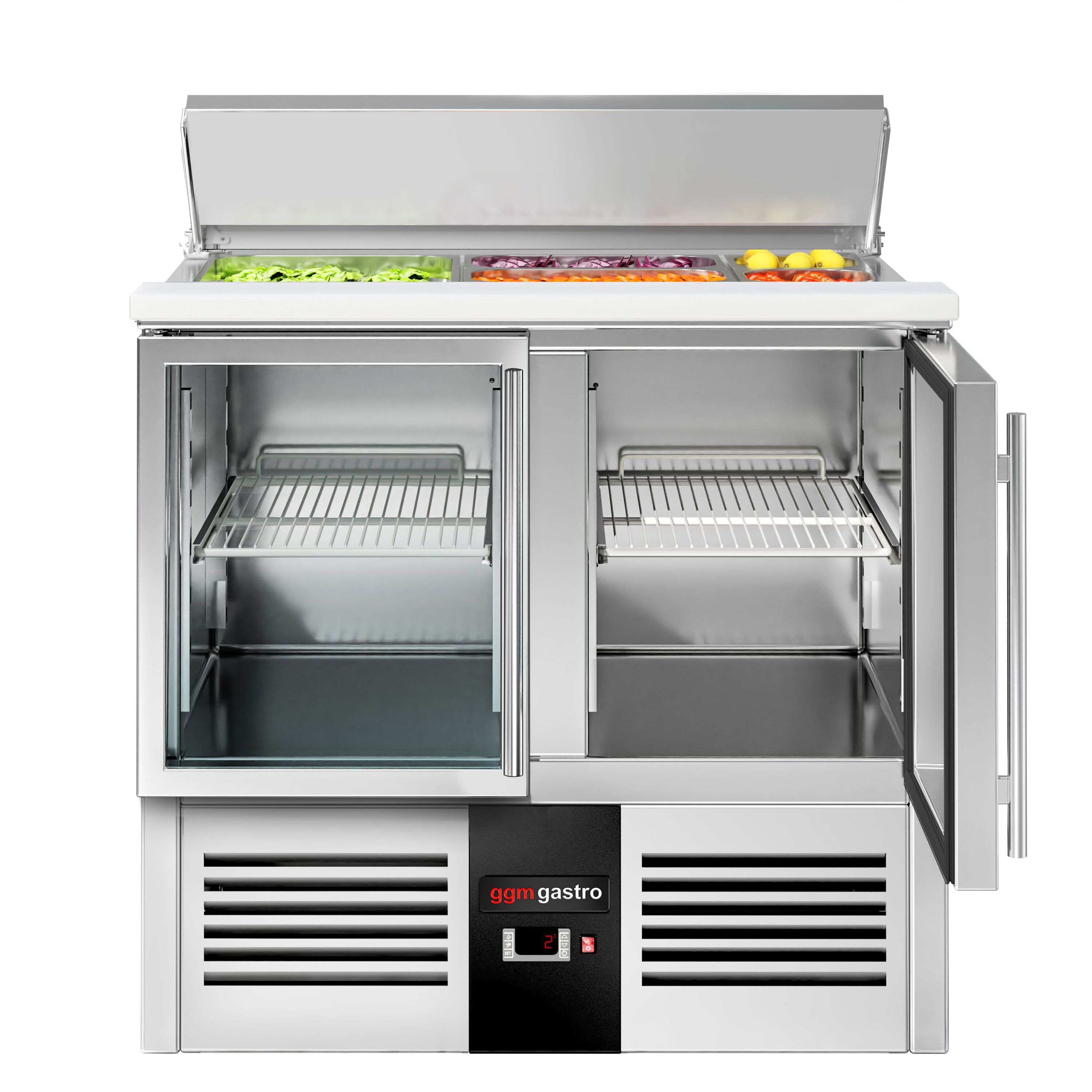 Salatilett PREMIUM, 903mm, 2 klaasust
