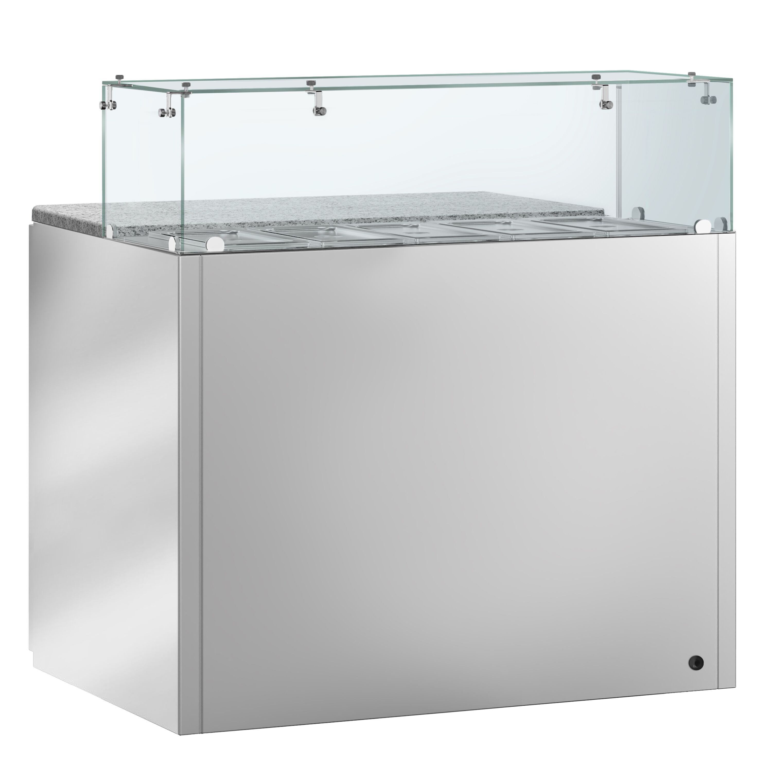 Salatilett PREMIUM, 900mm, 2 ust, kandiline klaasvitriin