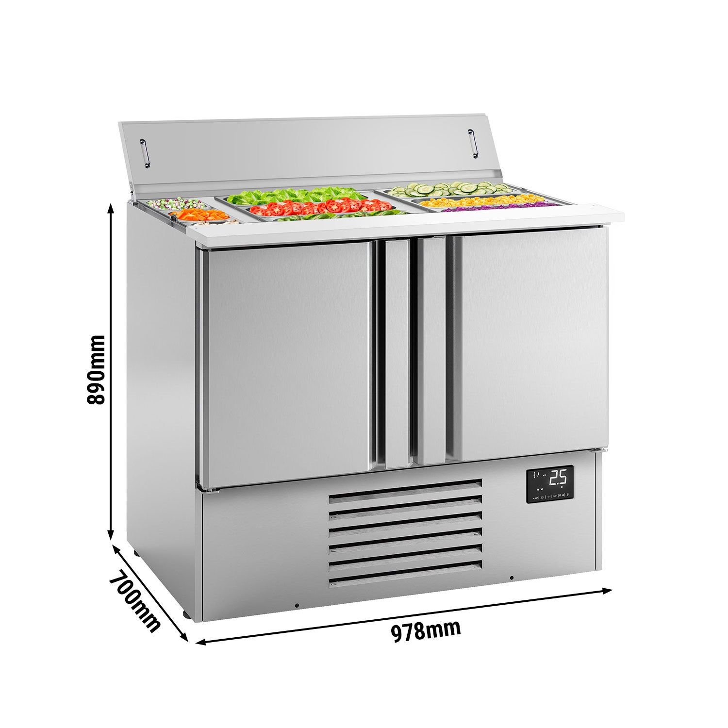 Salatilett PREMIUM PLUS, 978mm, 2 ust