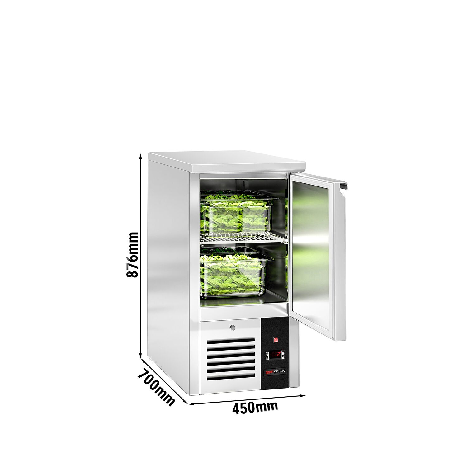 Külmlaud PREMIUM 450×700mm, 1 uks