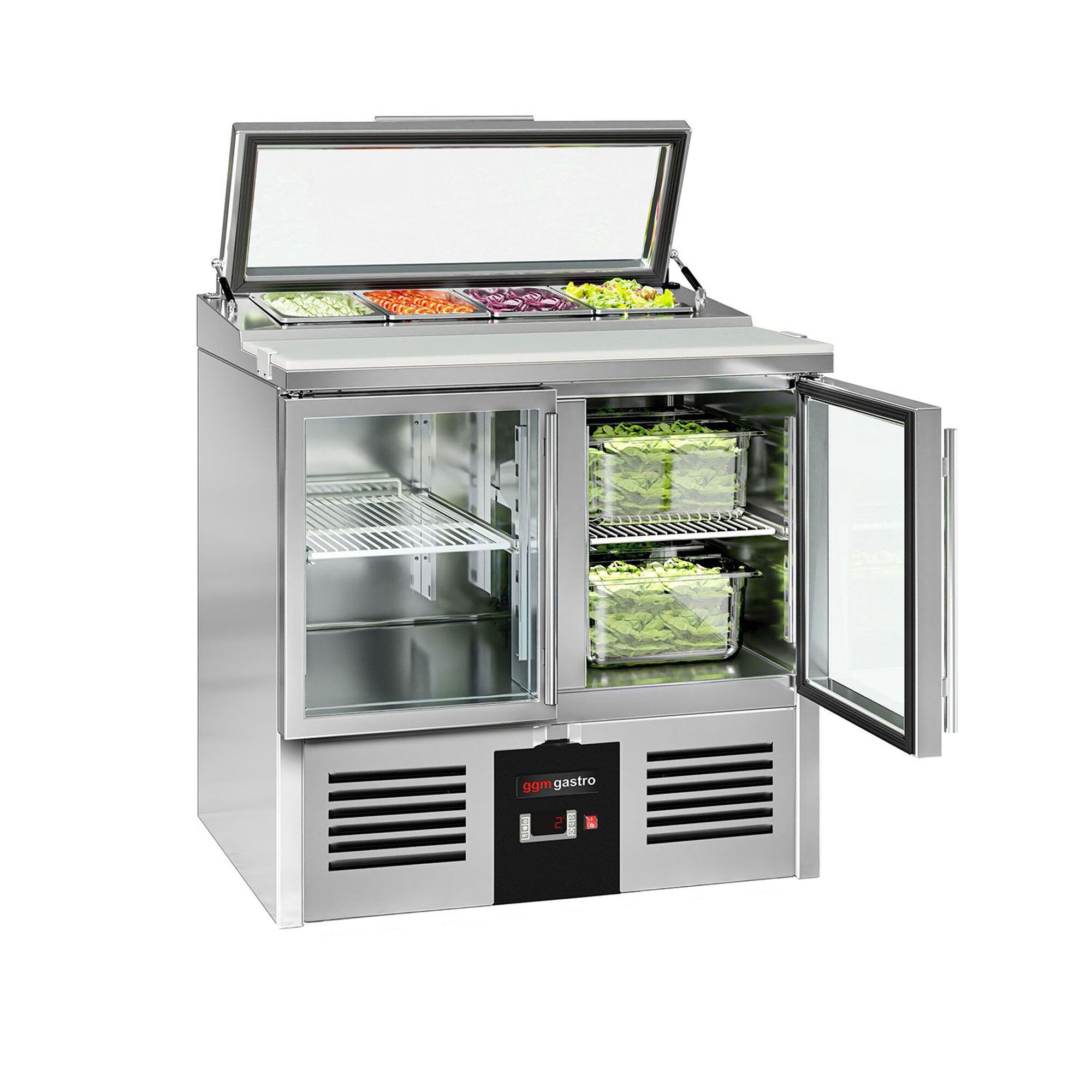 Salatilett PREMIUM, 900mm, 2 klaasust