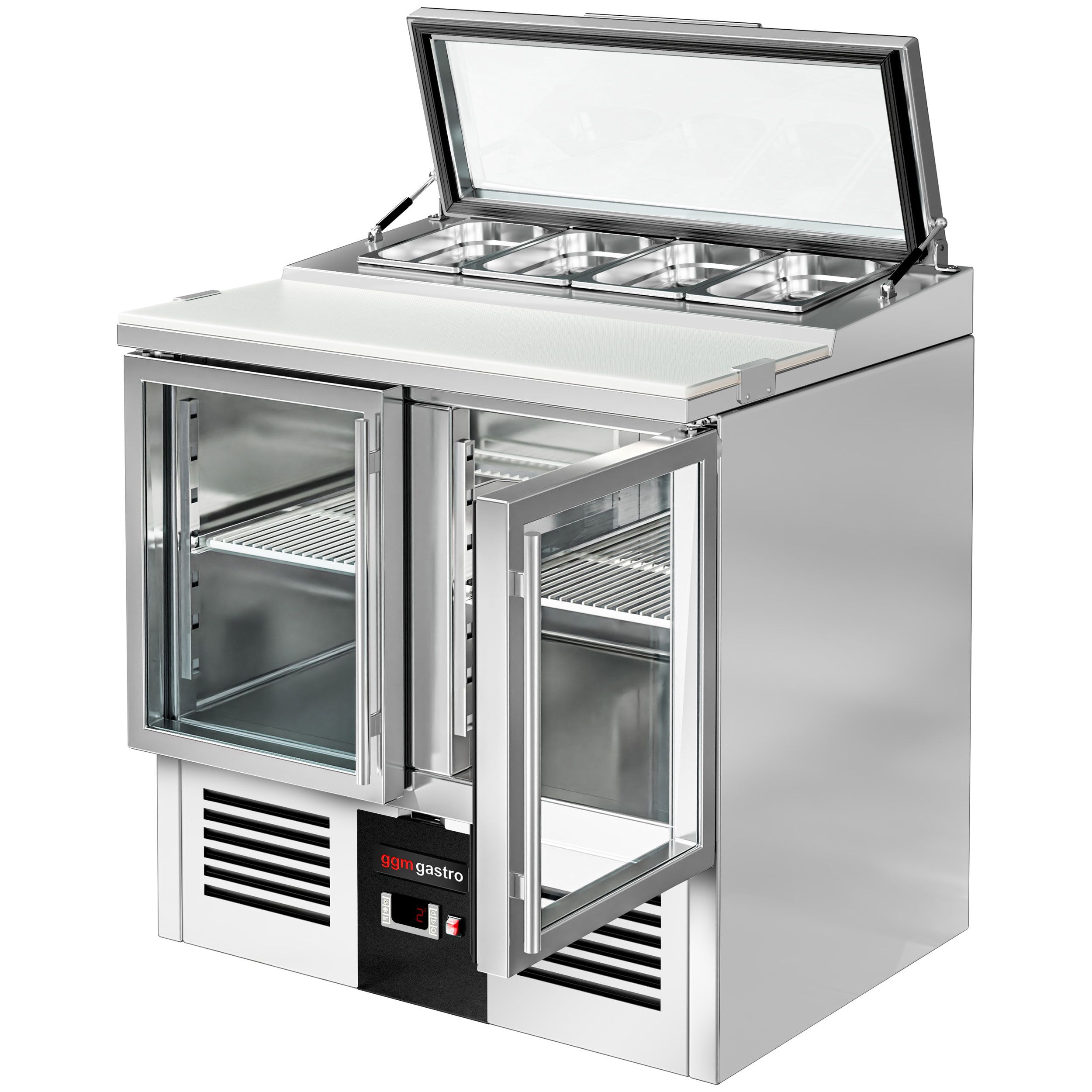 Salatilett PREMIUM, 900mm, 2 klaasust