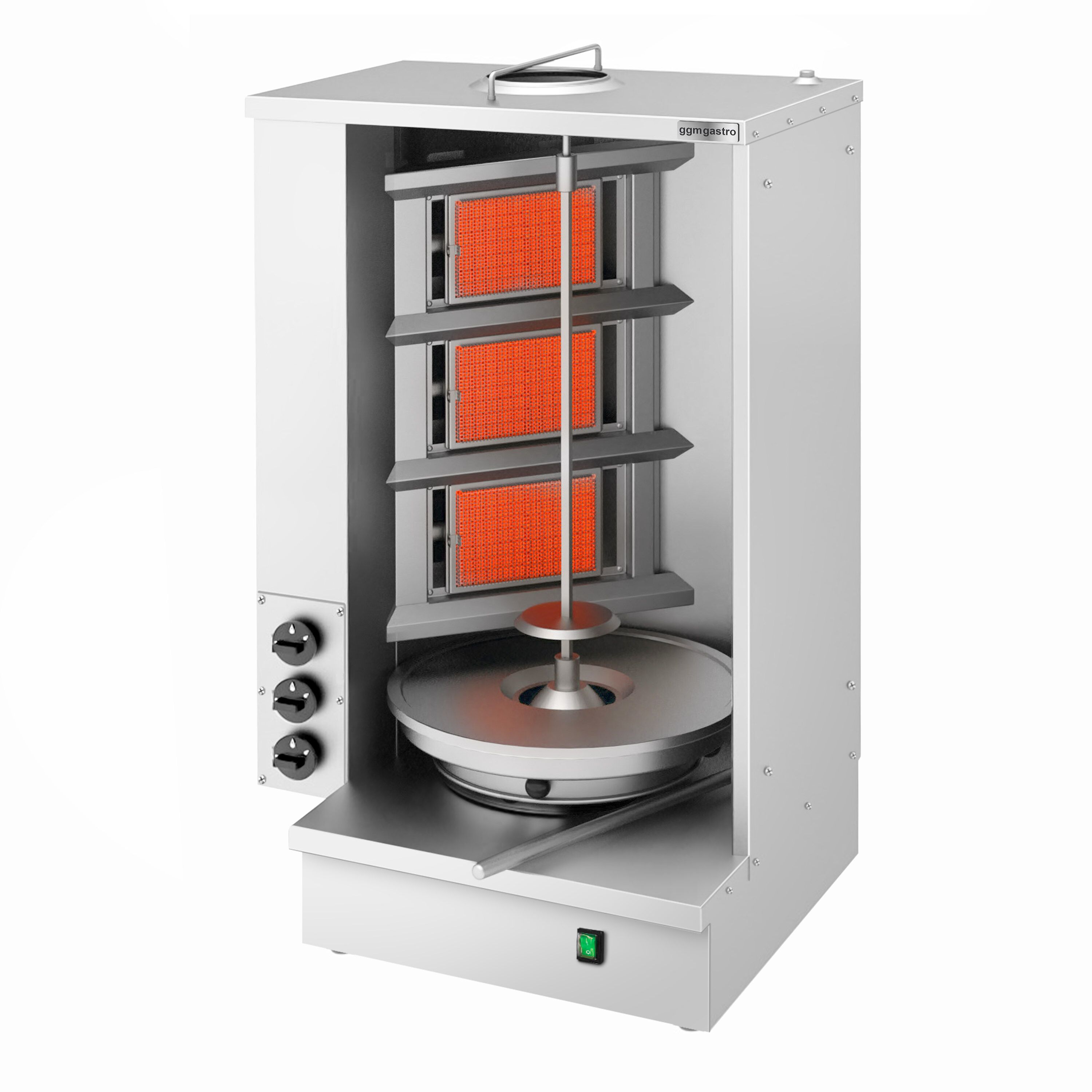 Gaasikebabigrill 3 põletit