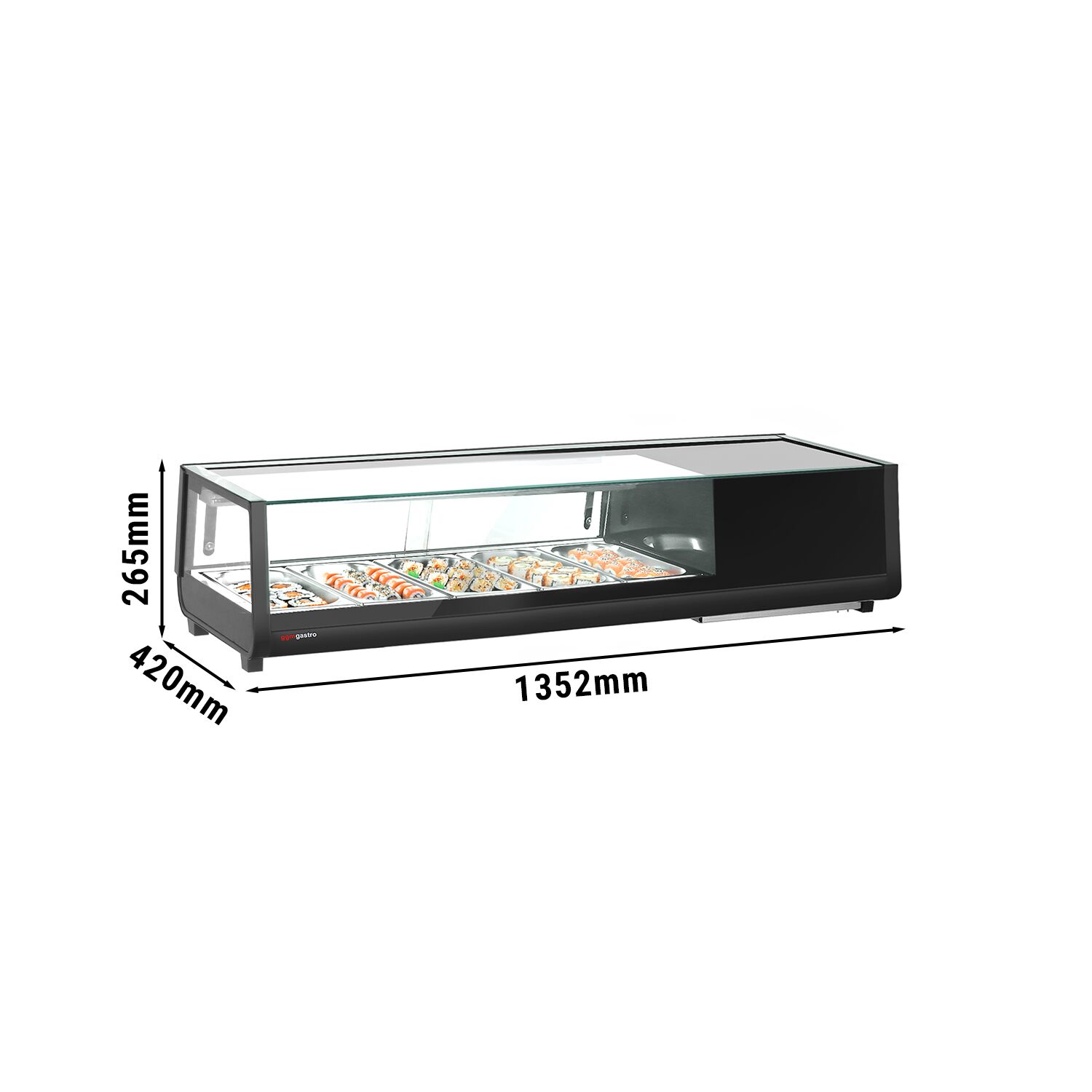 Sushivitriin, 5×GN1/3