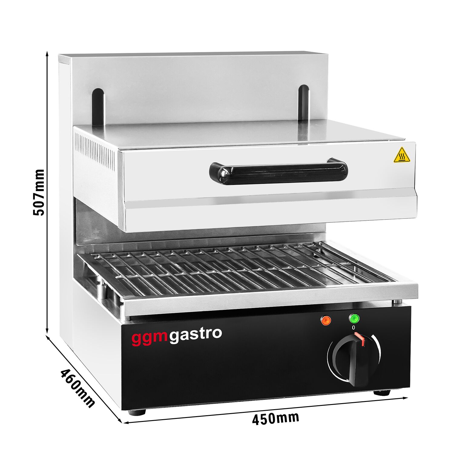 Salamandergrill tõstetav 2,8kW