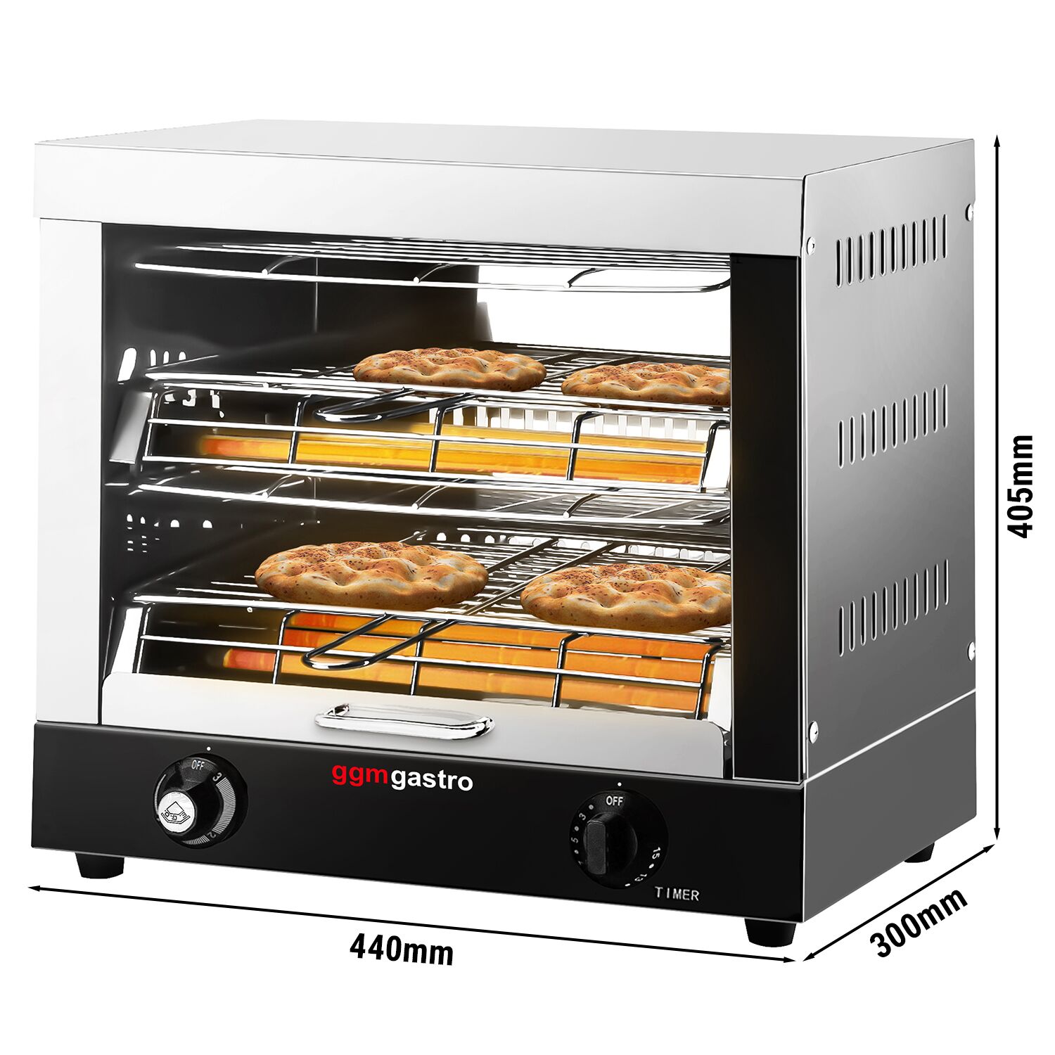Salamandergrill,3, 6kW, infrapuna