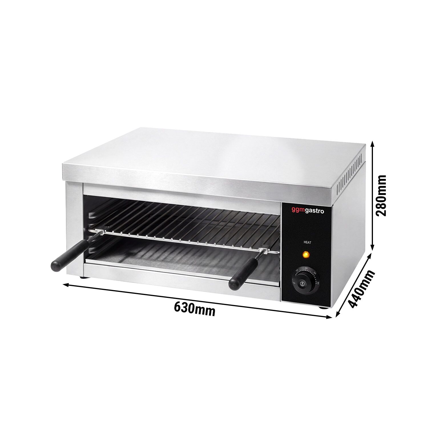 Kompaktne salamandergrill 2kW