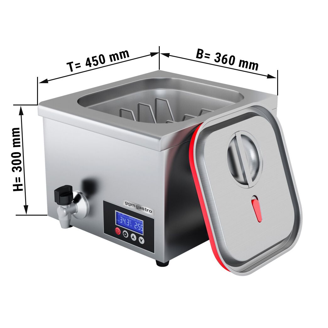 Sous vide veevann, 16l