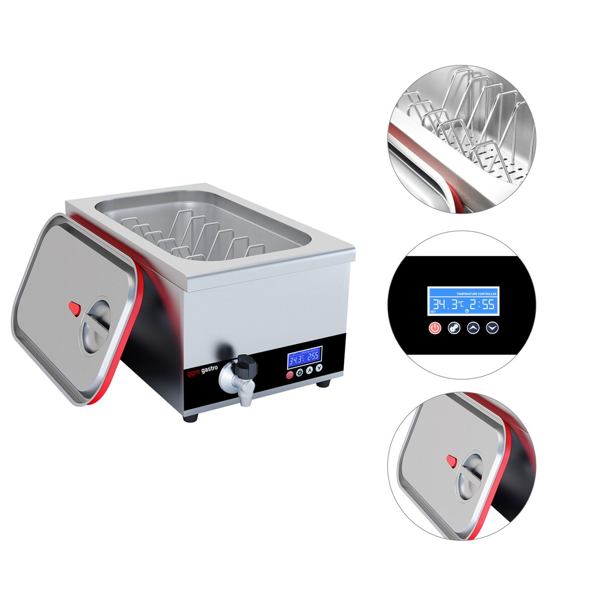Sous vide veevann, 24l