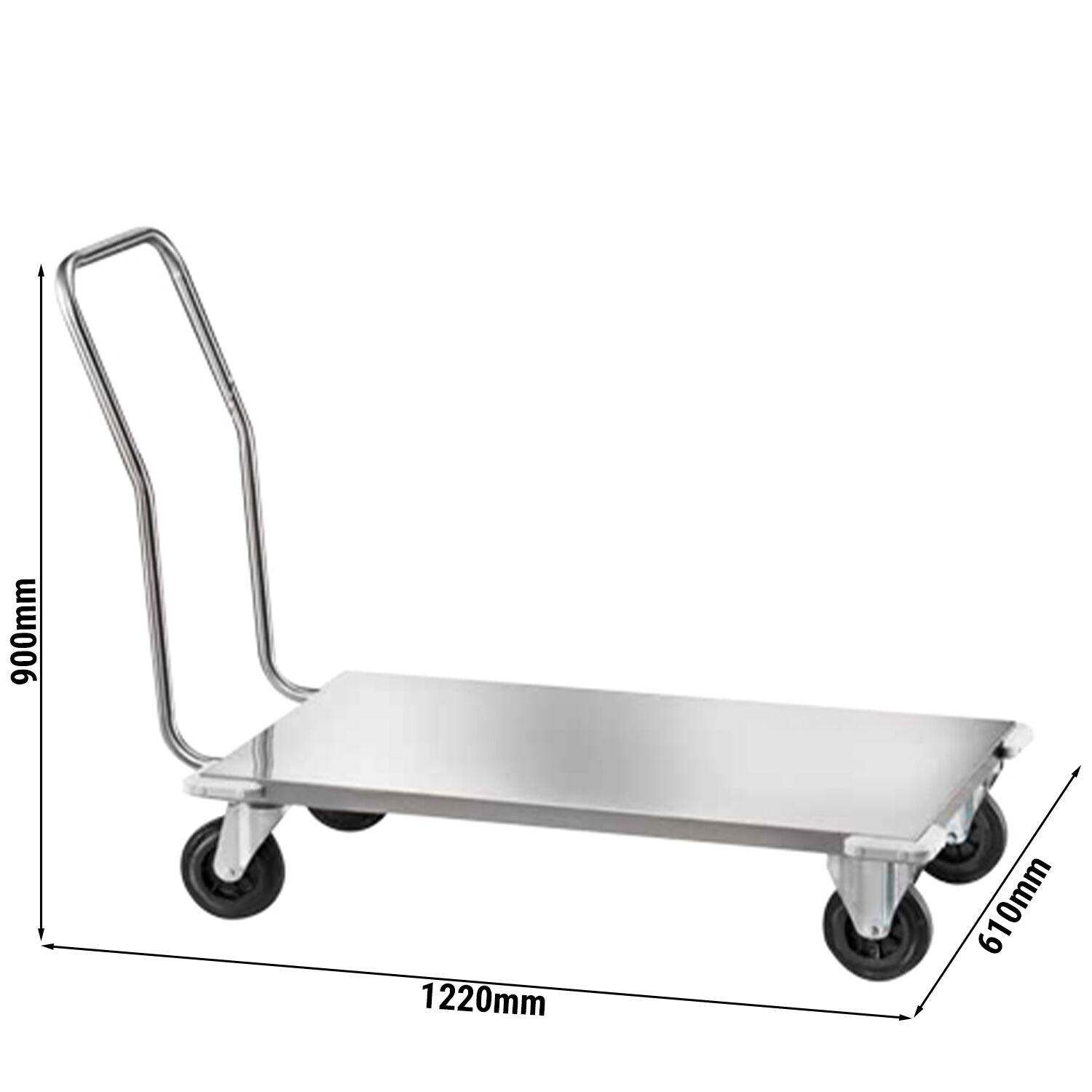 Transpordikäru 610 × 1220 mm