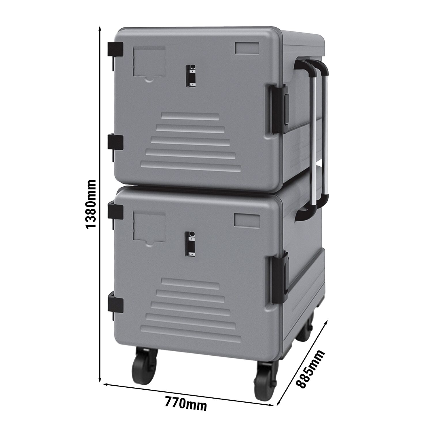 Soojendusega termokast GN2/1, 2×180l