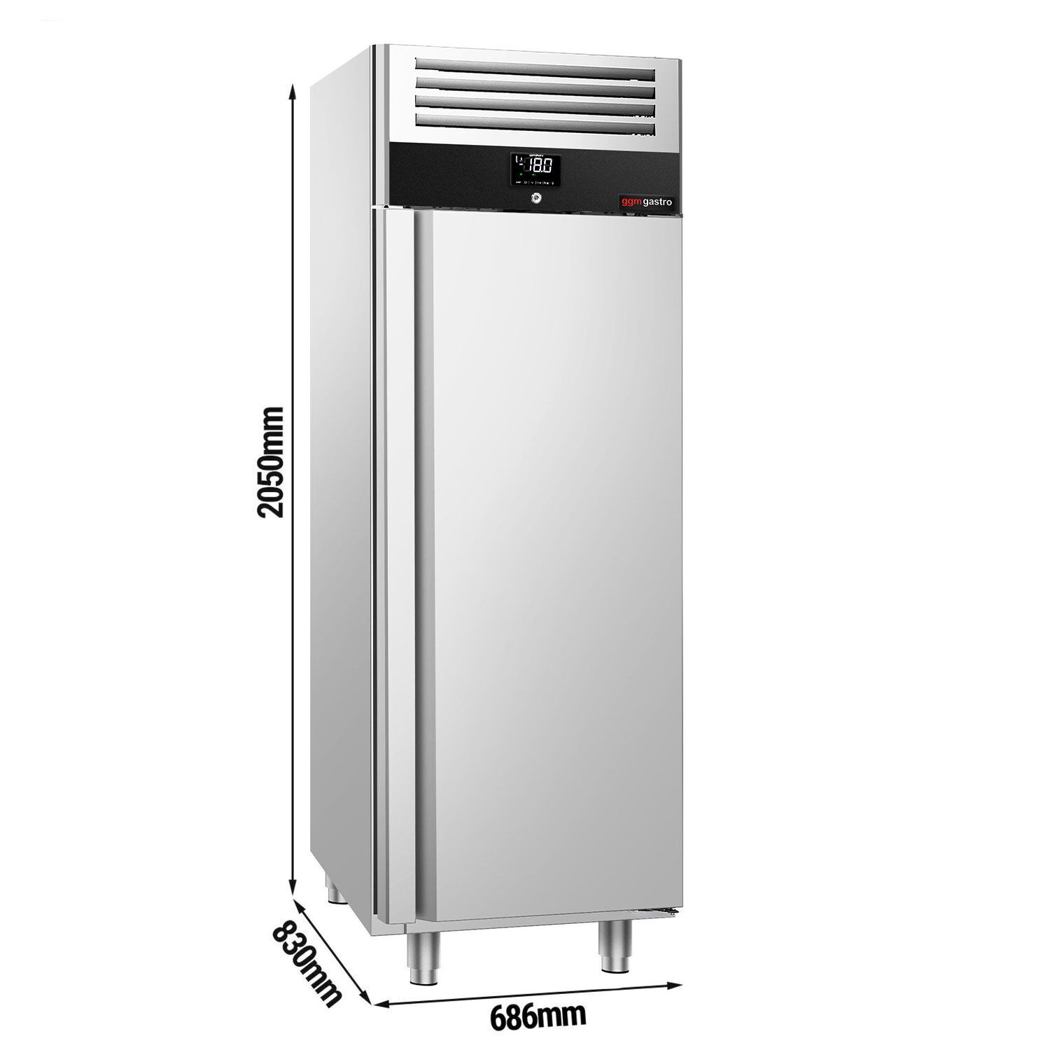 Sügavkülmkapp PREMIUM GN2/1, 600l