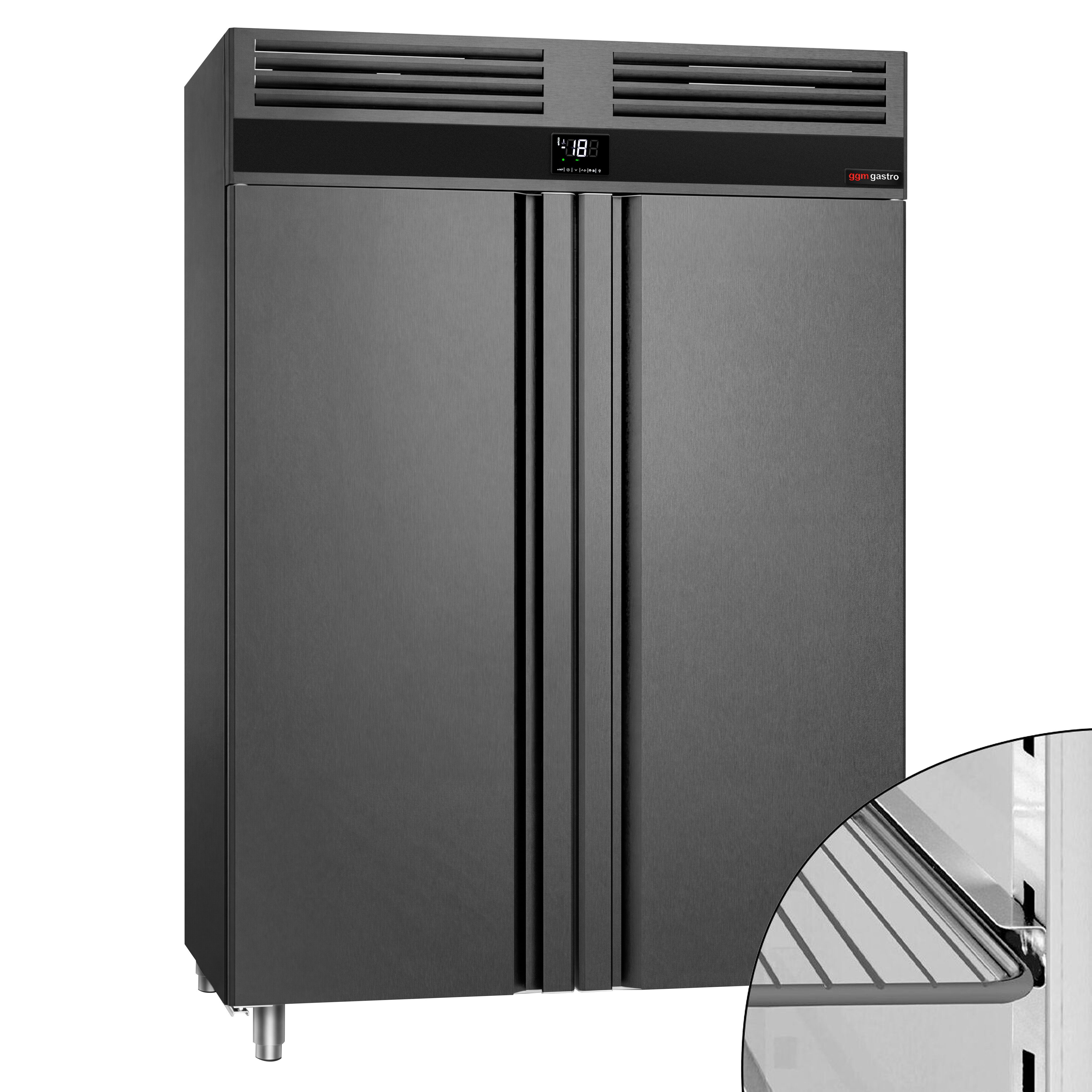 Sügavkülmkapp PREMIUM GN2/1, 1400l, 2 ust