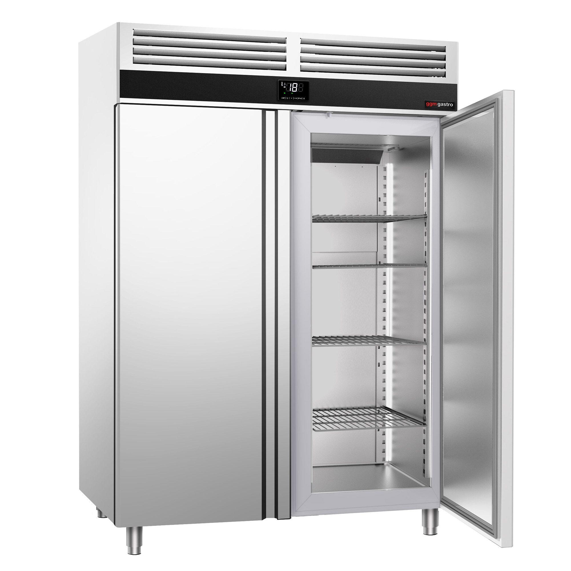 Sügavkülmkapp PREMIUM GN2/1, 1400l, 2 klaasust