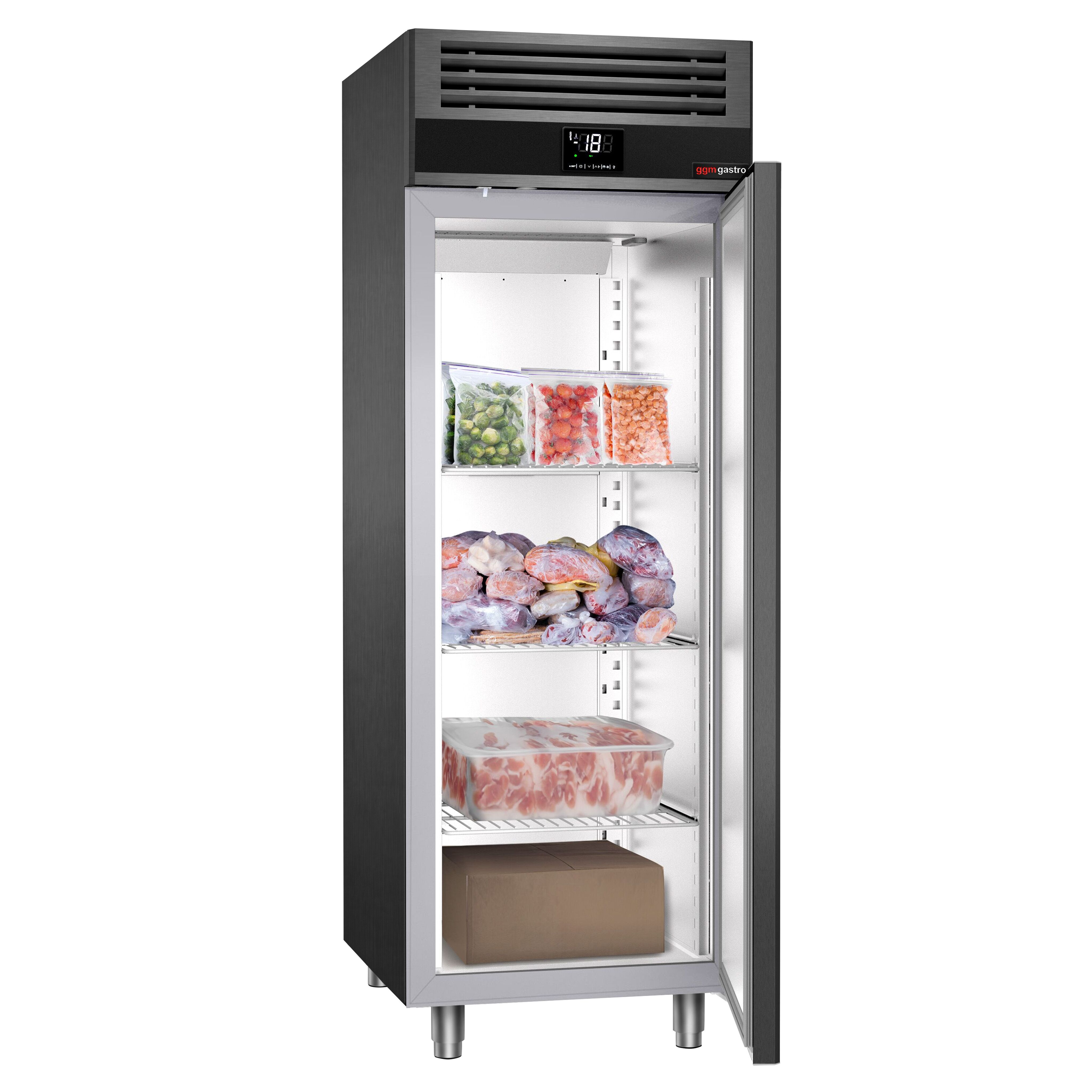 Vitriinsügavkülmik PREMIUM GN2/1, 700l, antratsiit