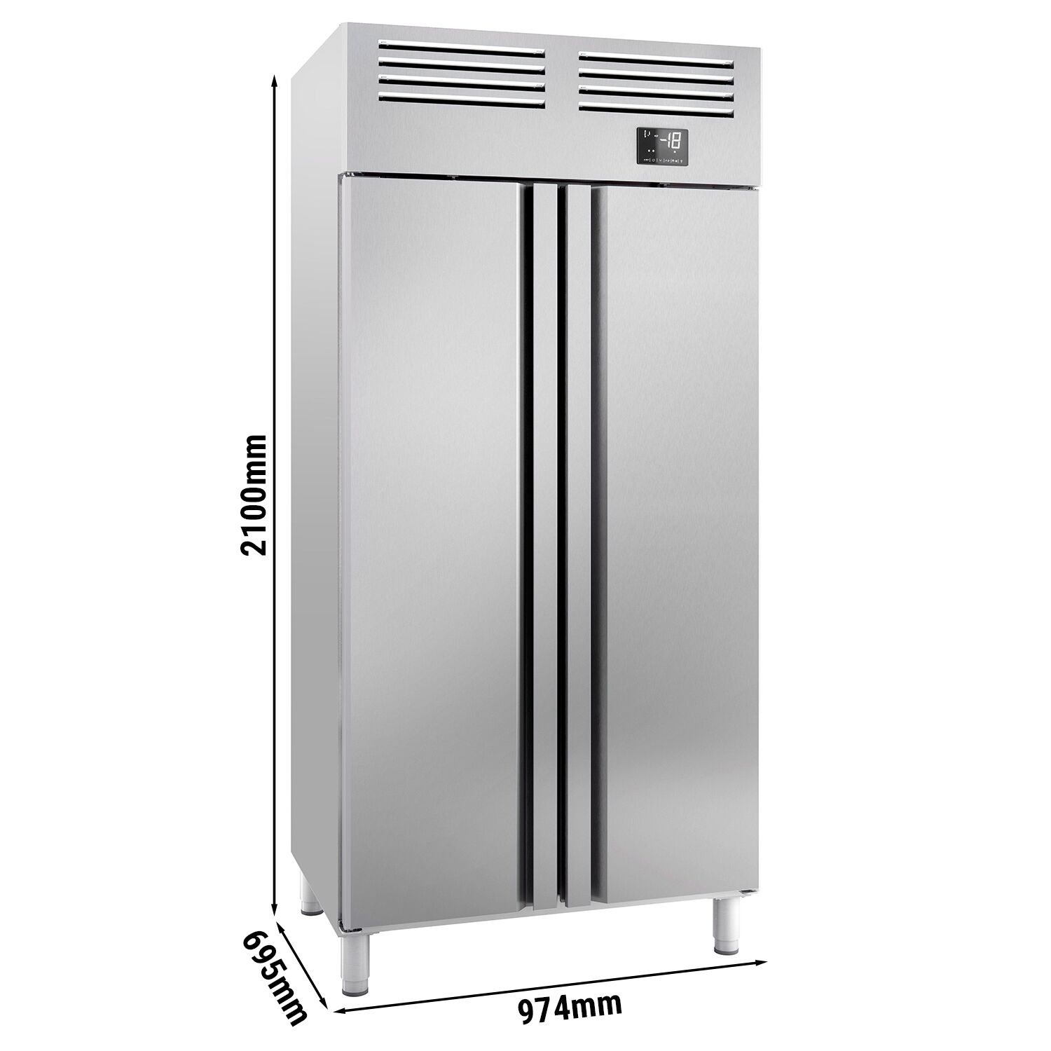 Sügavkülmkapp PREMIUM PLUS GN1/1, 745l