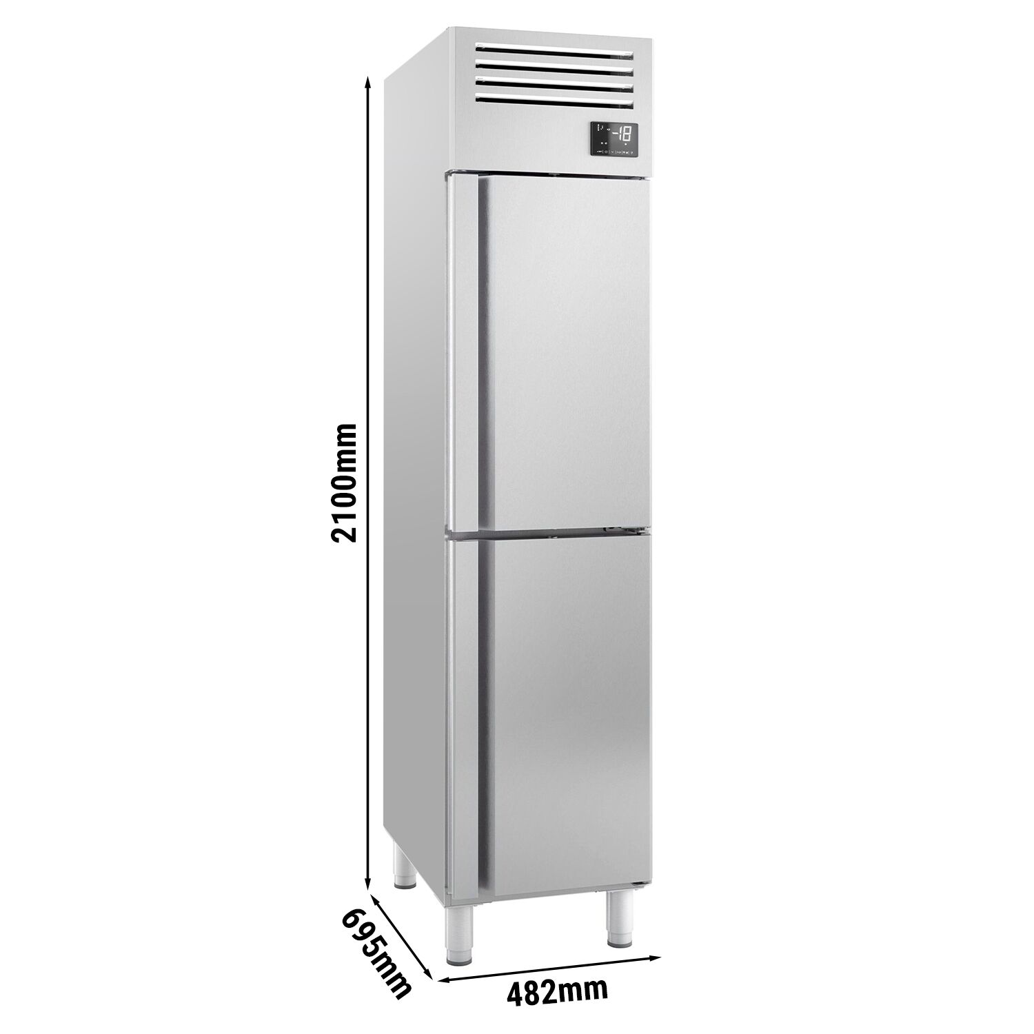 Sügavkülmkapp PREMIUM PLUS GN1/1, 325l, 2 poolust
