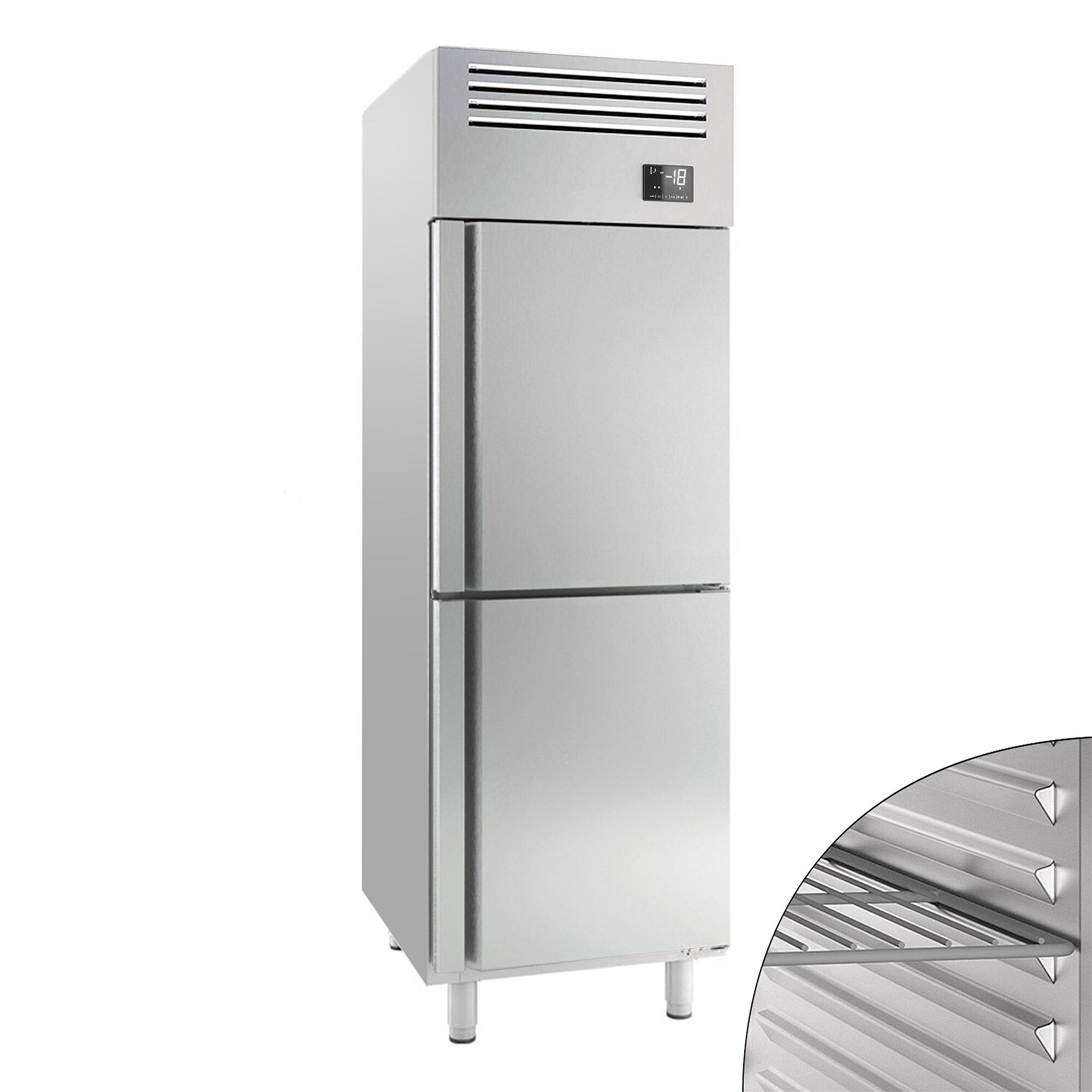 Sügavkülmkapp PREMIUM PLUS GN2/1, 560l, 2 poolust