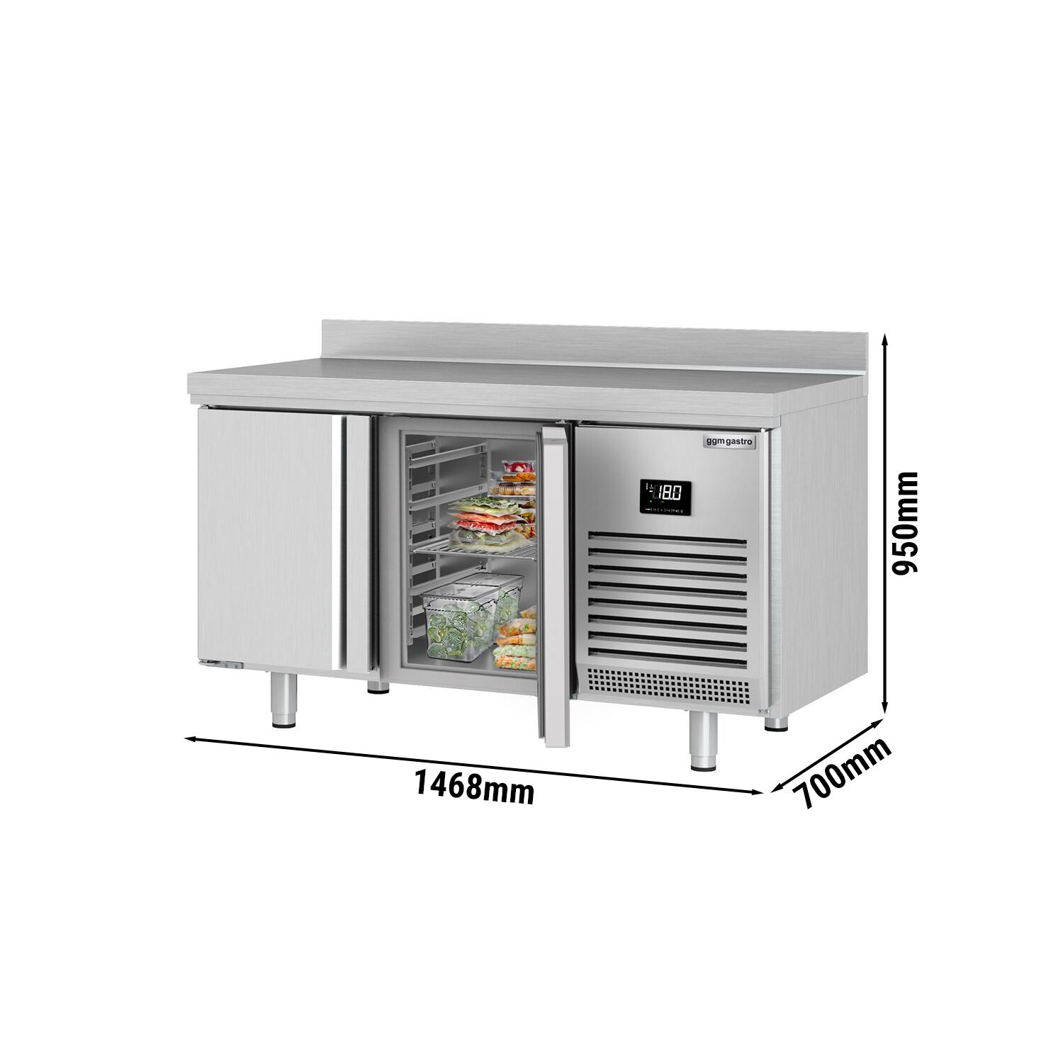 Sügavkülmlaud 2 ust, 305 L