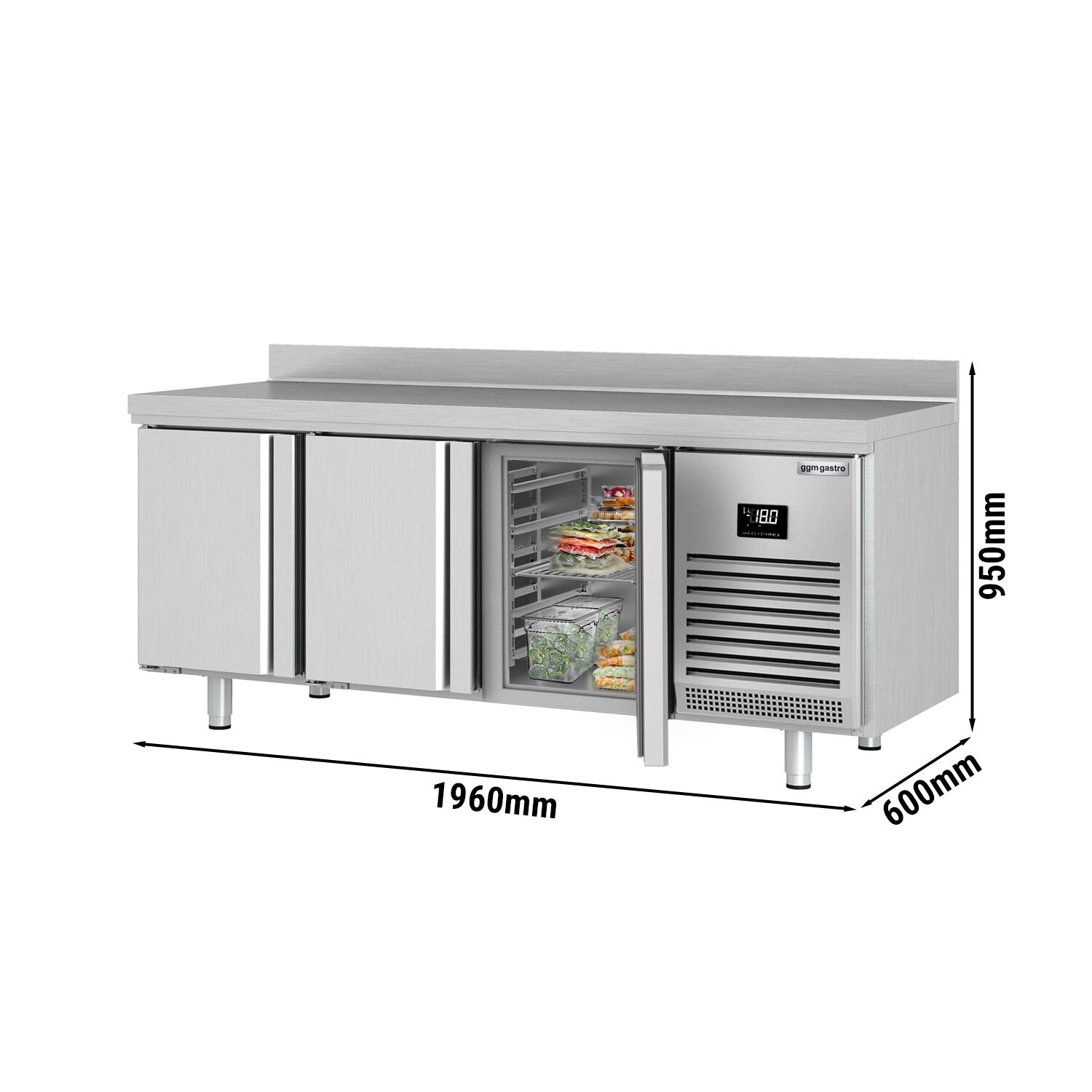 Sügavkülmlaud 3 ust, 385 L