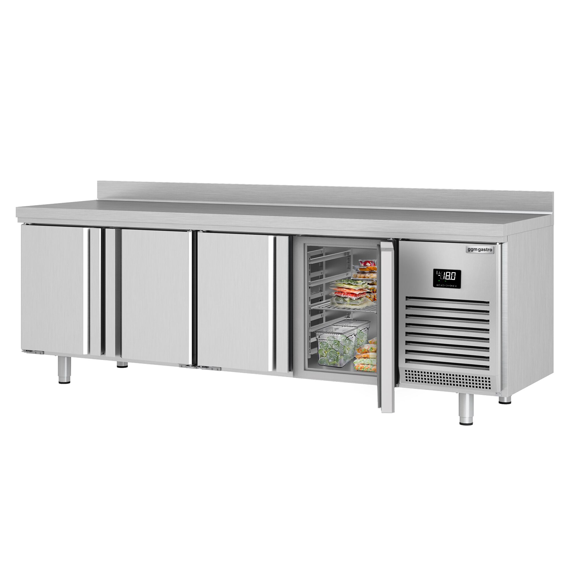 Sügavkülmlaud 4 ust, 630 L