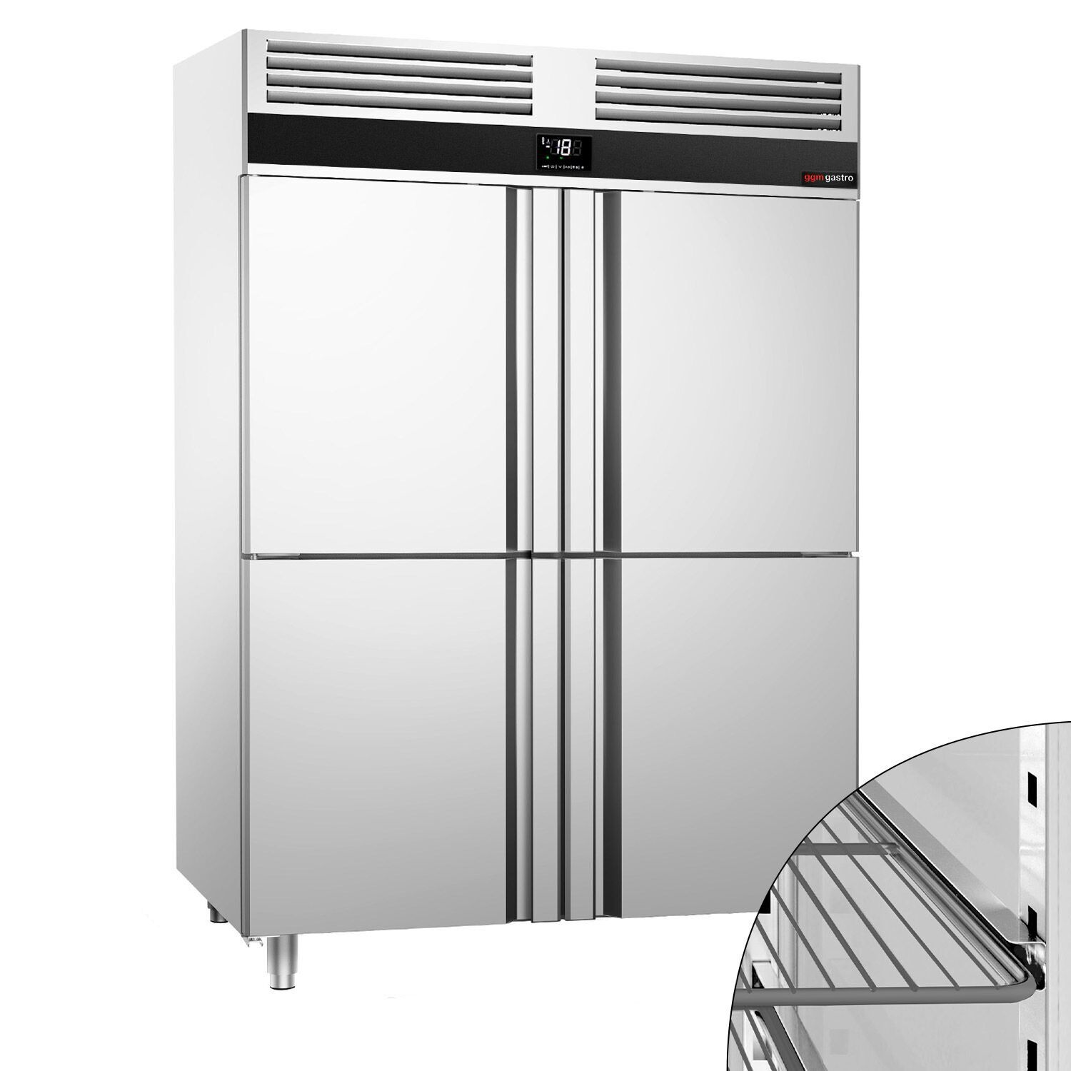 Sügavkülmkapp PREMIUM GN2/1, 1400l, 4 poolust