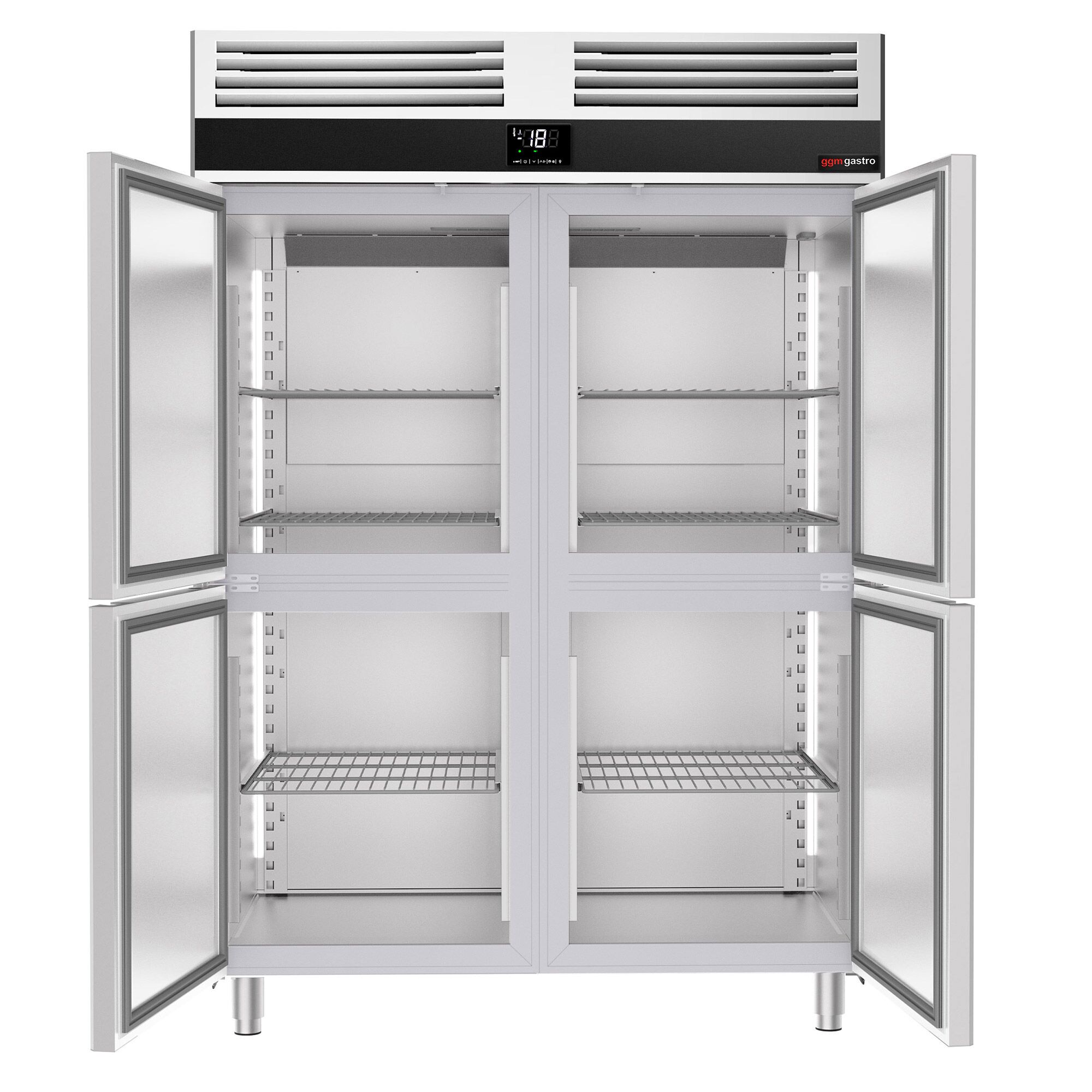 Sügavkülmkapp PREMIUM GN2/1, 1400l, 4 poolust