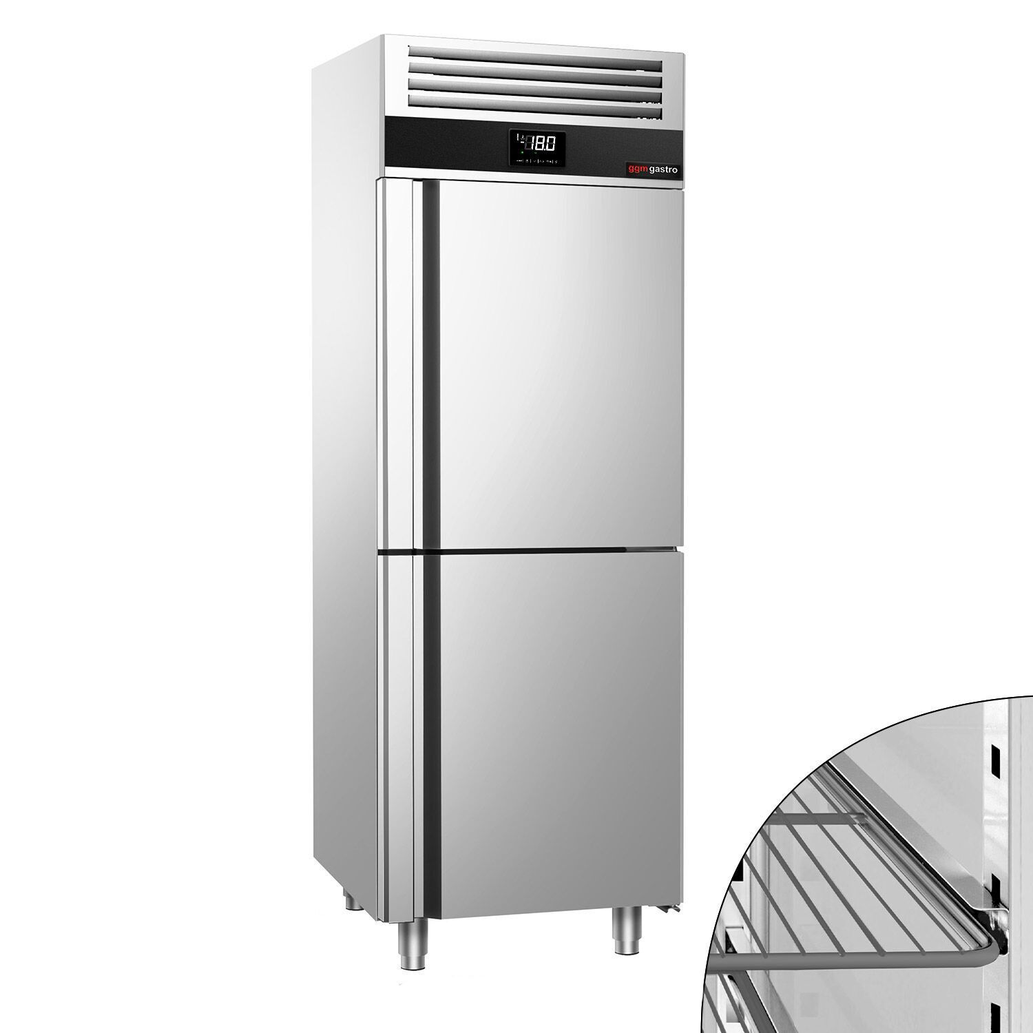 Sügavkülmik PREMIUM GN1/1, 700l, 2 poolklaasust