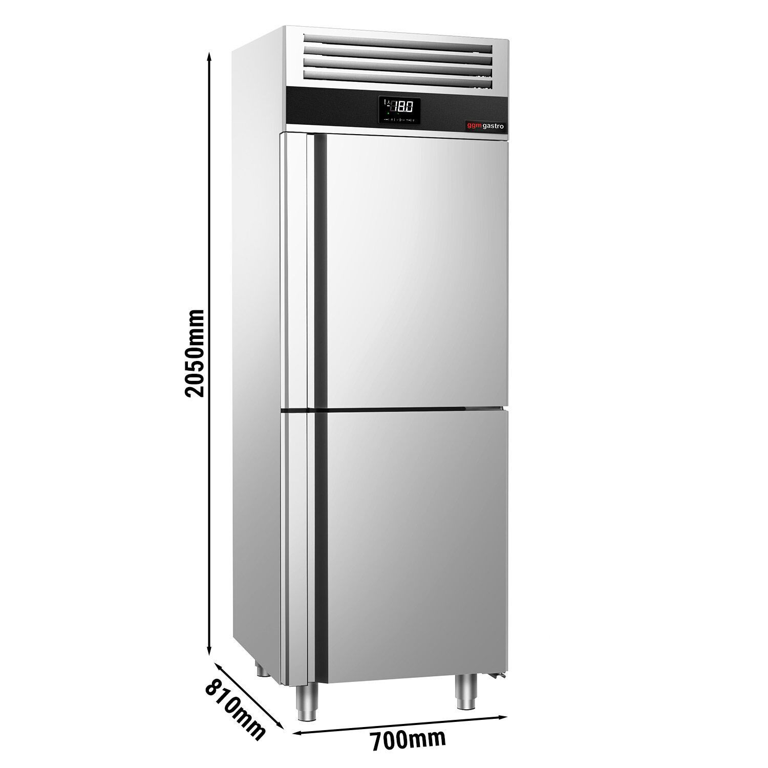 Vitriinsügavkülmik PREMIUM GN1/1, 700l, 2 poolklaasust