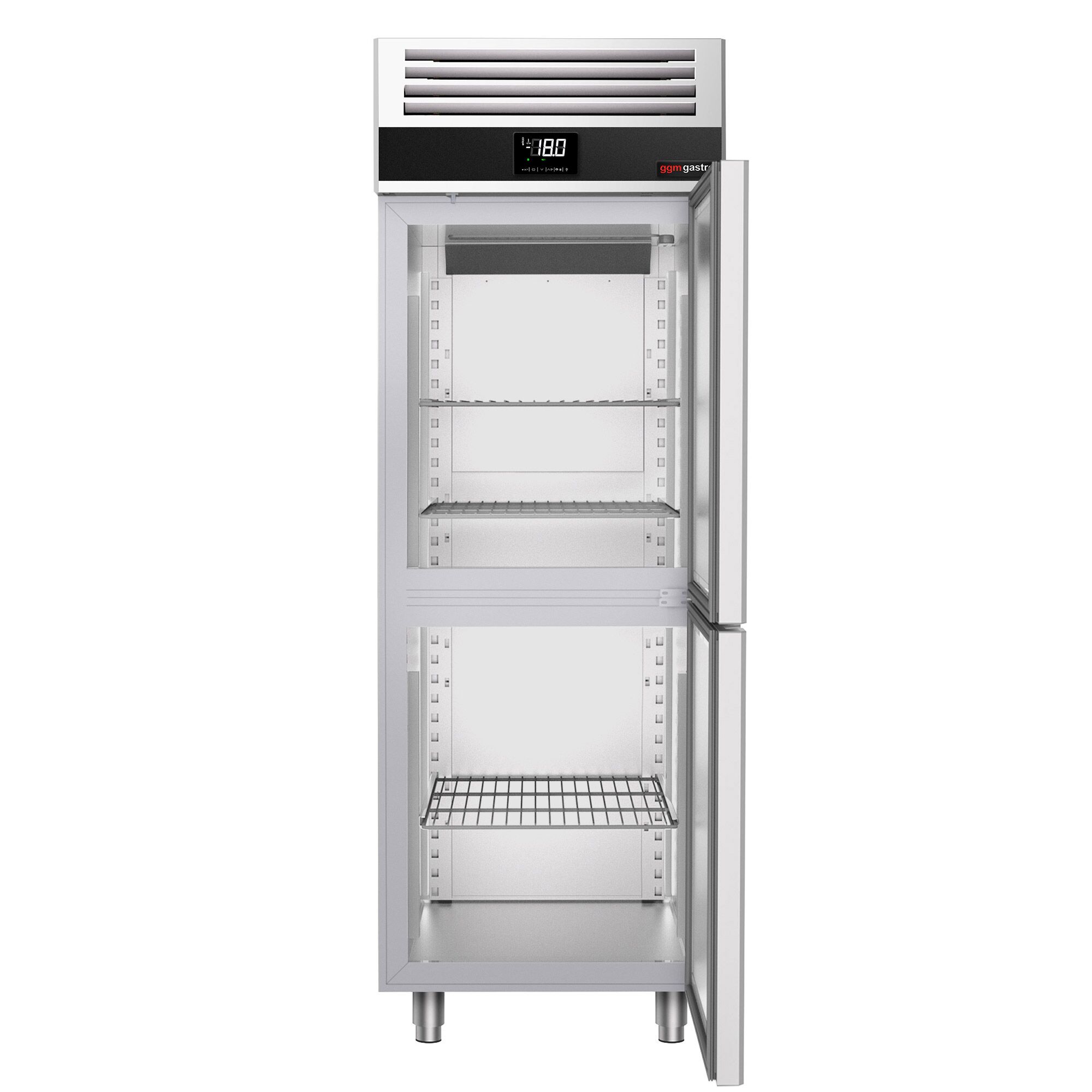 Vitriinsügavkülmik PREMIUM GN1/1, 700l, 2 poolklaasust