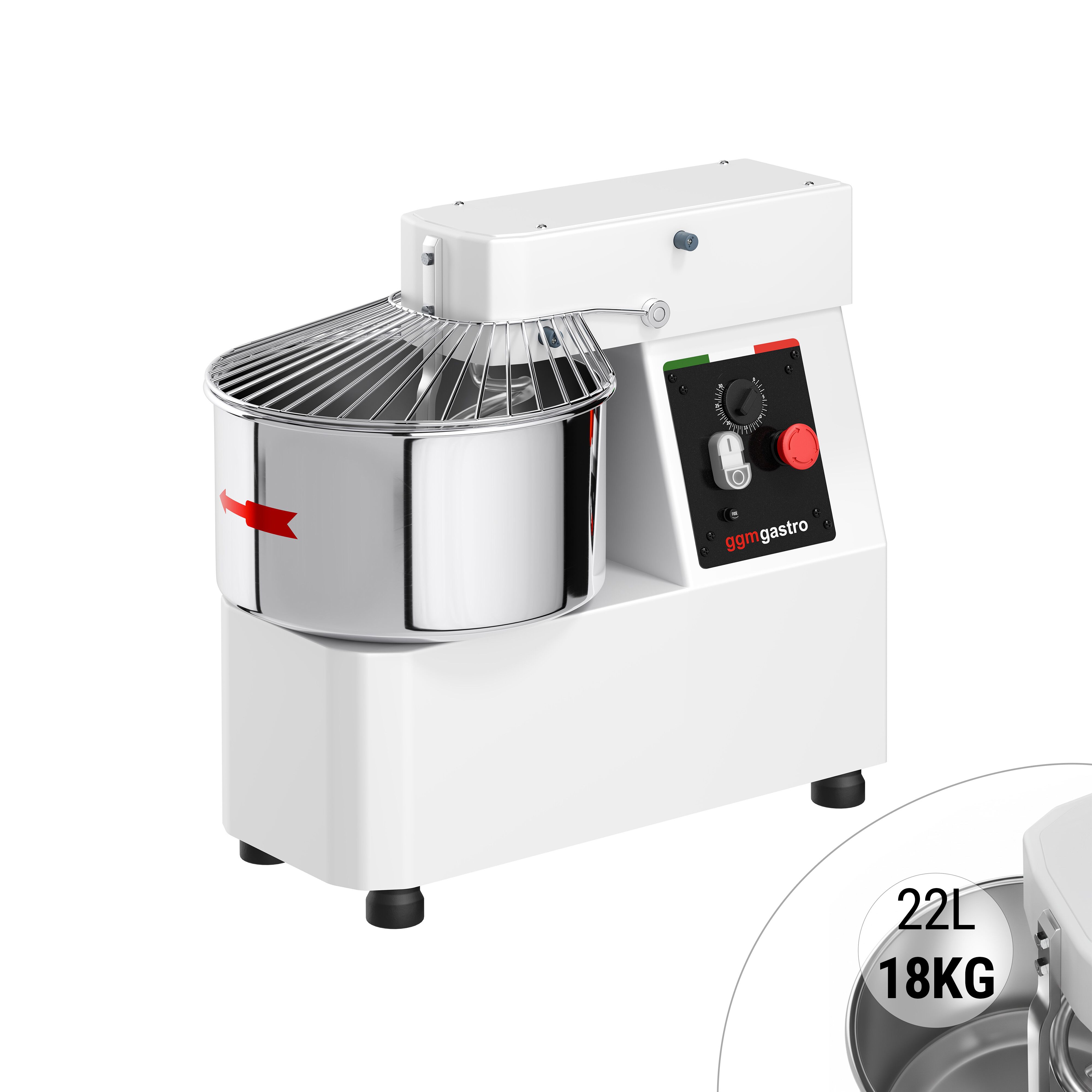 Spiraaltaignasegaja, 22l/18kg