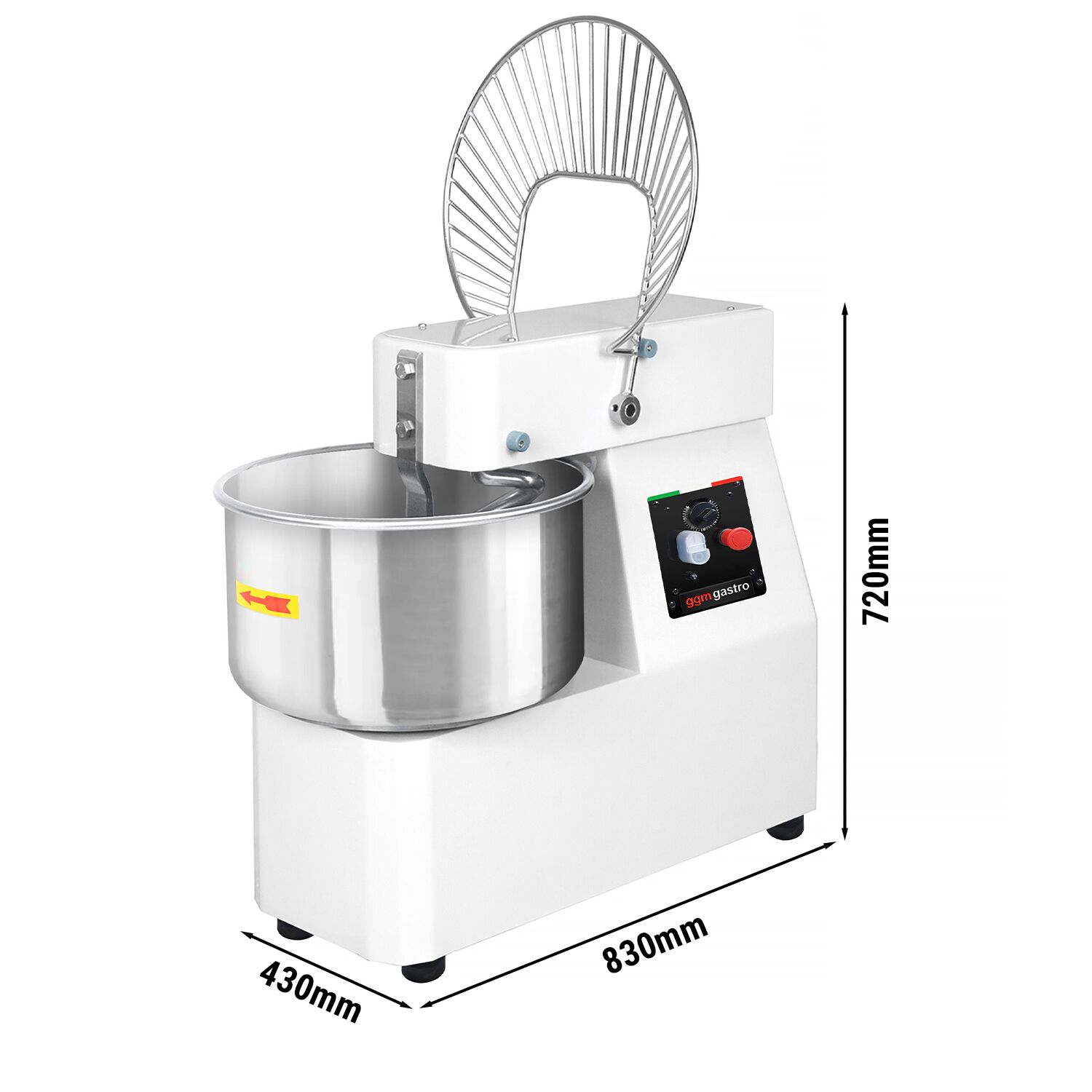 Spiraaltaignasegaja, 33l/25kg, 400V