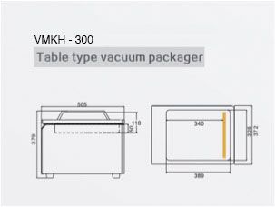 Kambervaakumpakendaja 14,4m³/h