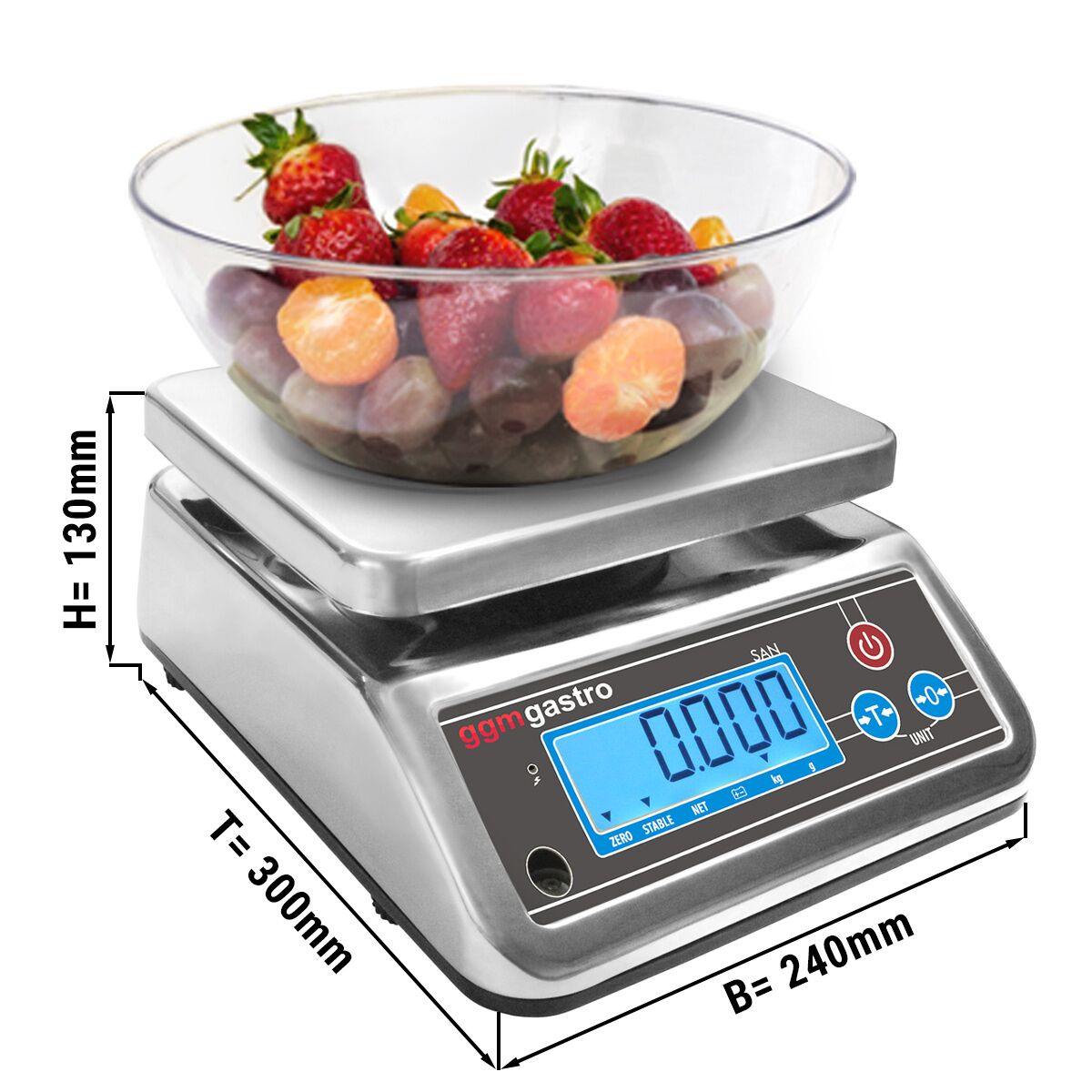 Digitaalne köögikaal, 6kg/2g