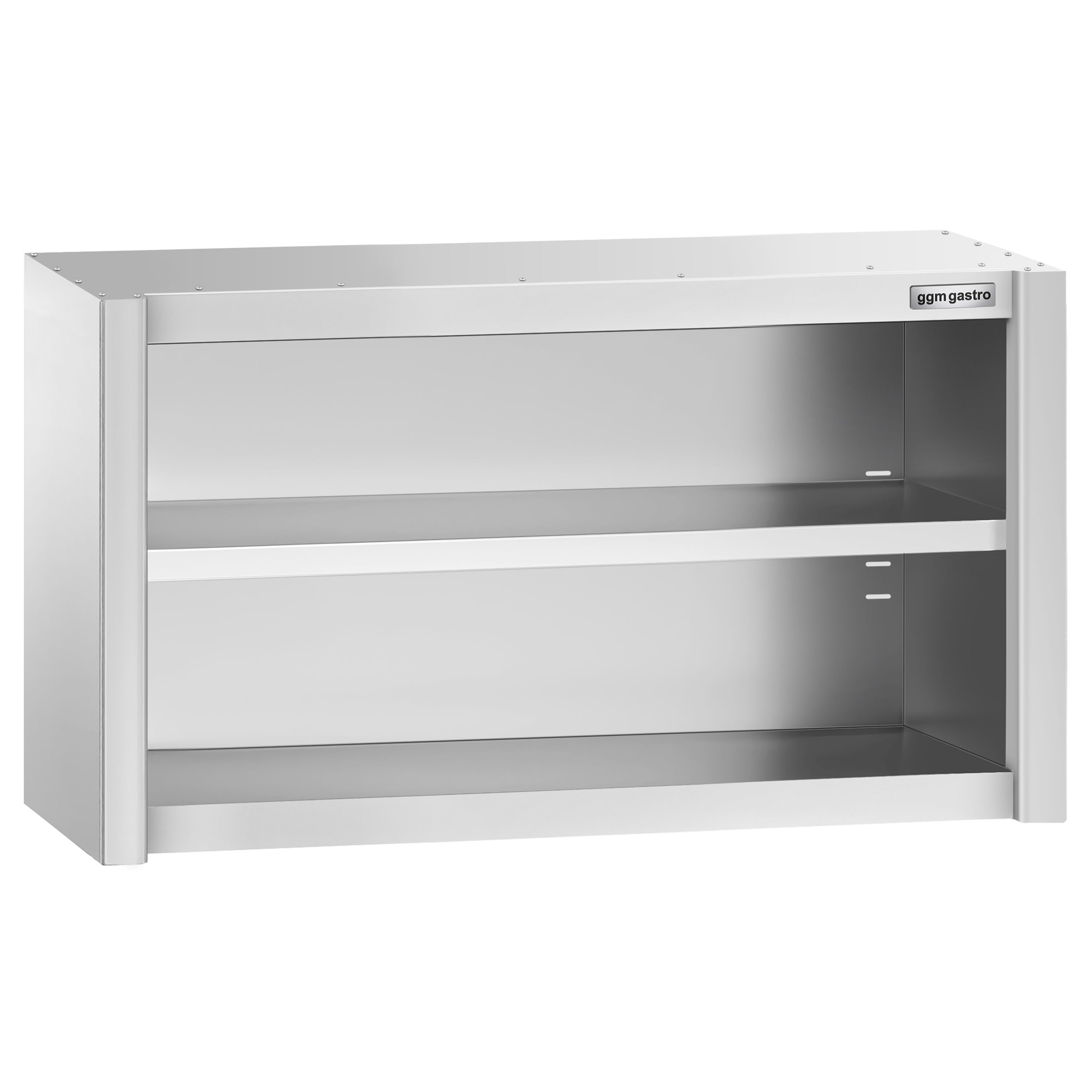 Roostevaba seinakapp 1000 × 400 × 650 mm, avatud