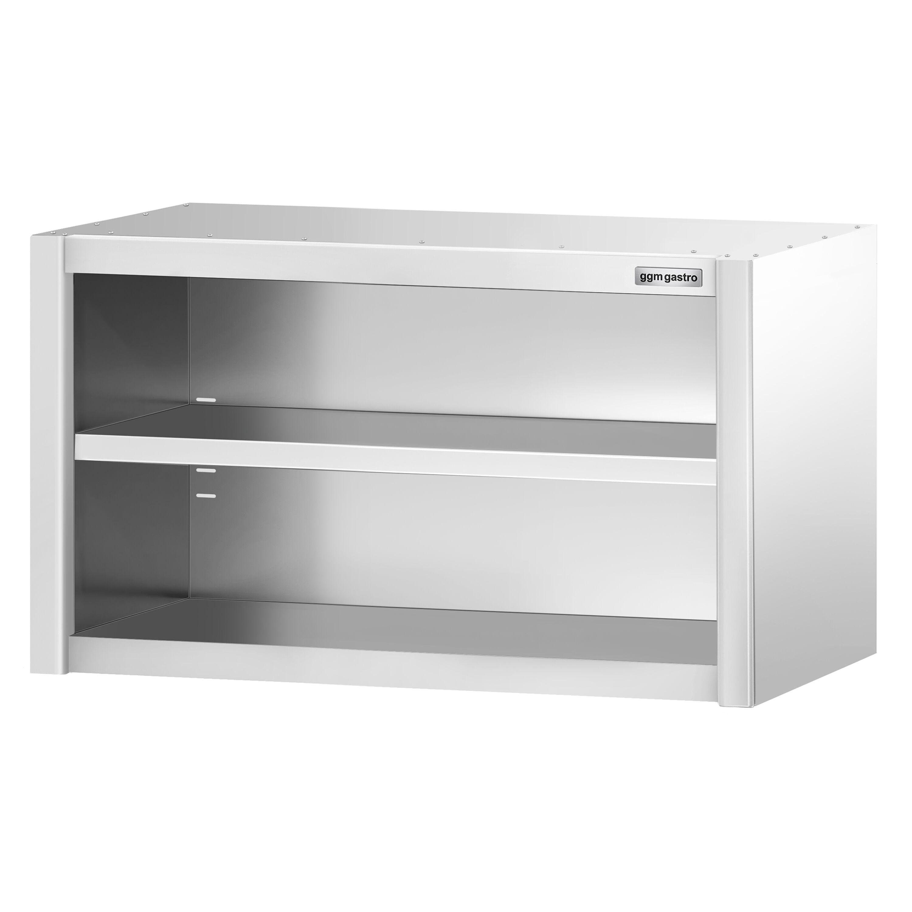Roostevaba seinakapp 1000 × 400 × 650 mm, avatud