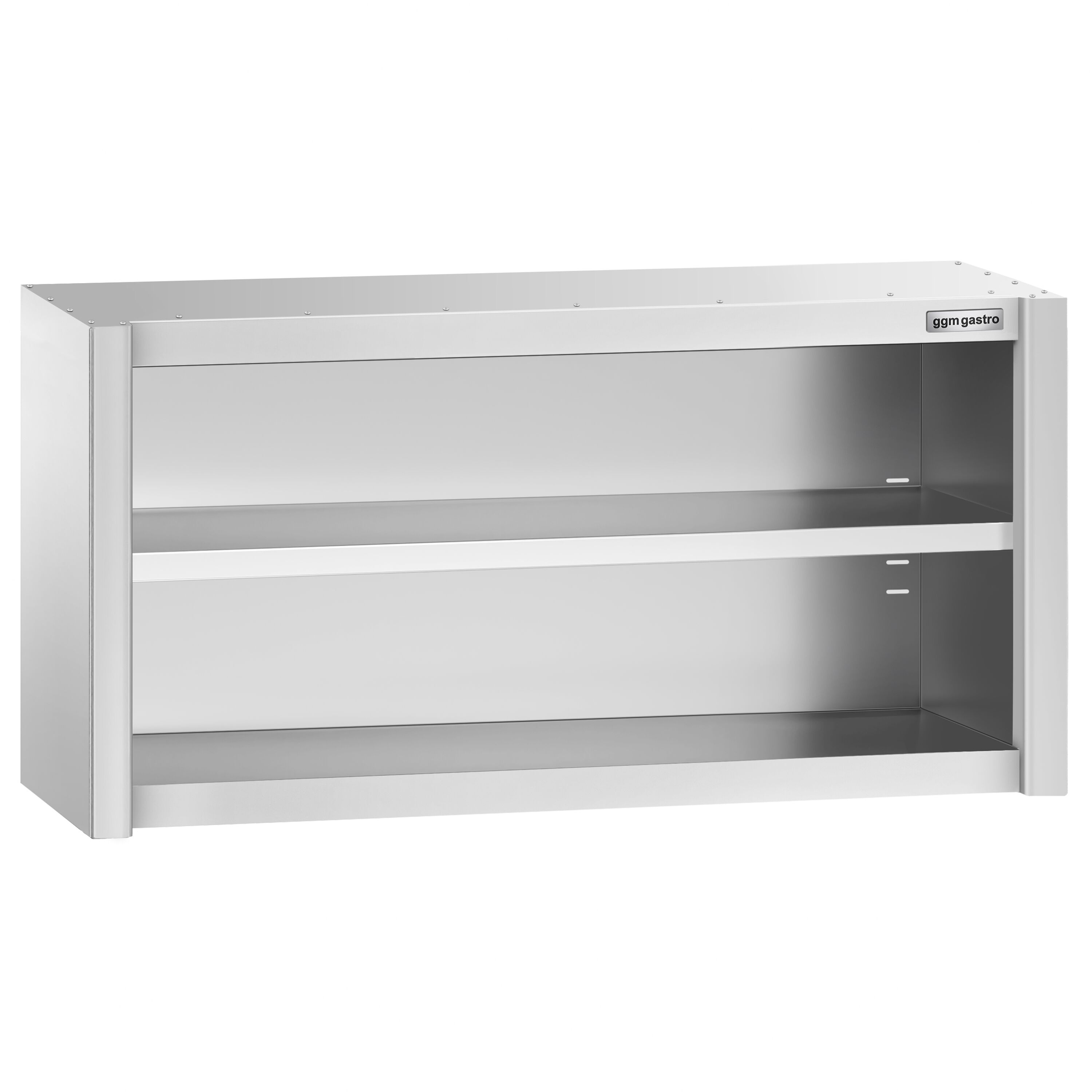 Roostevaba seinakapp 1200 × 400 × 650 mm, avatud