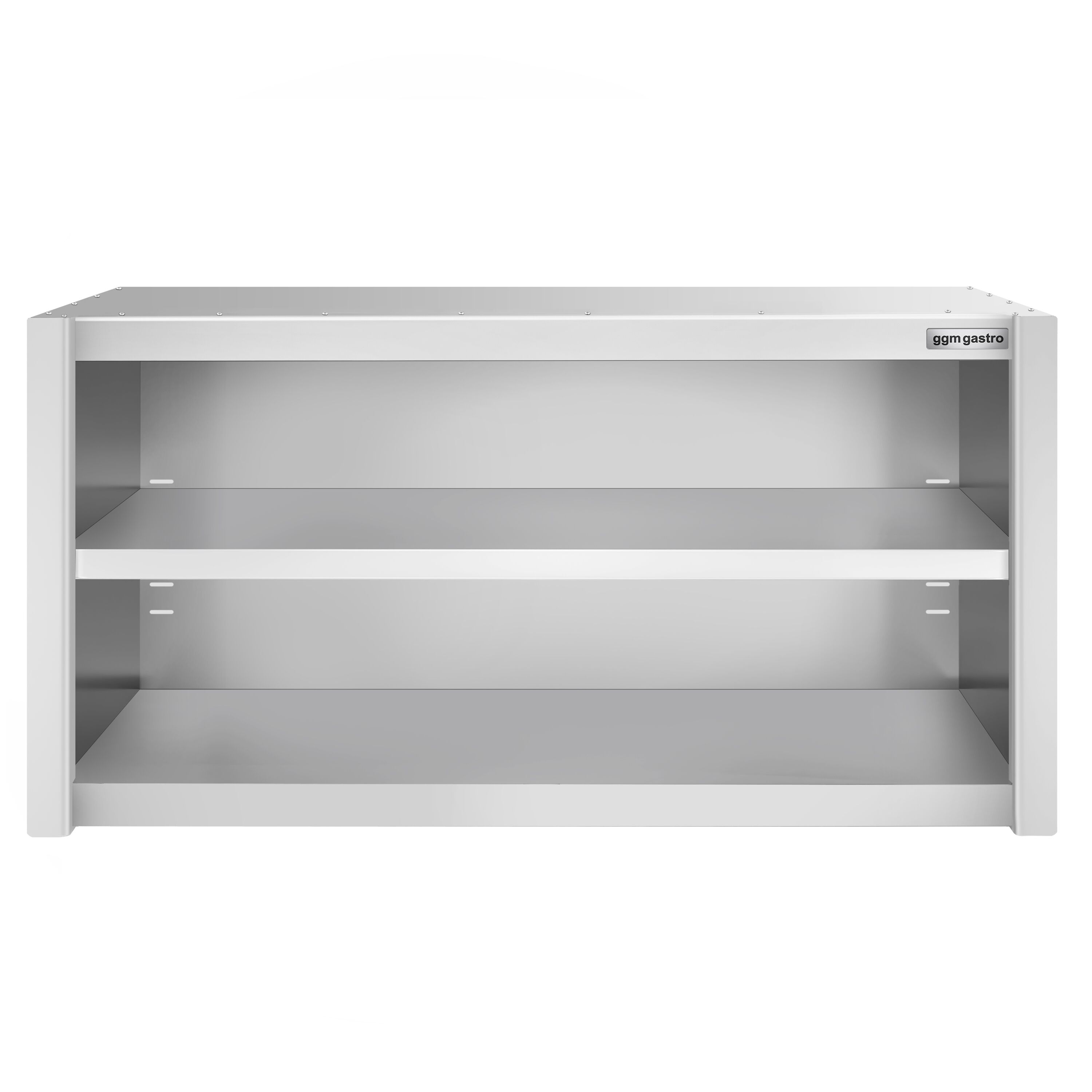 Roostevaba seinakapp 1200 × 400 × 650 mm, avatud