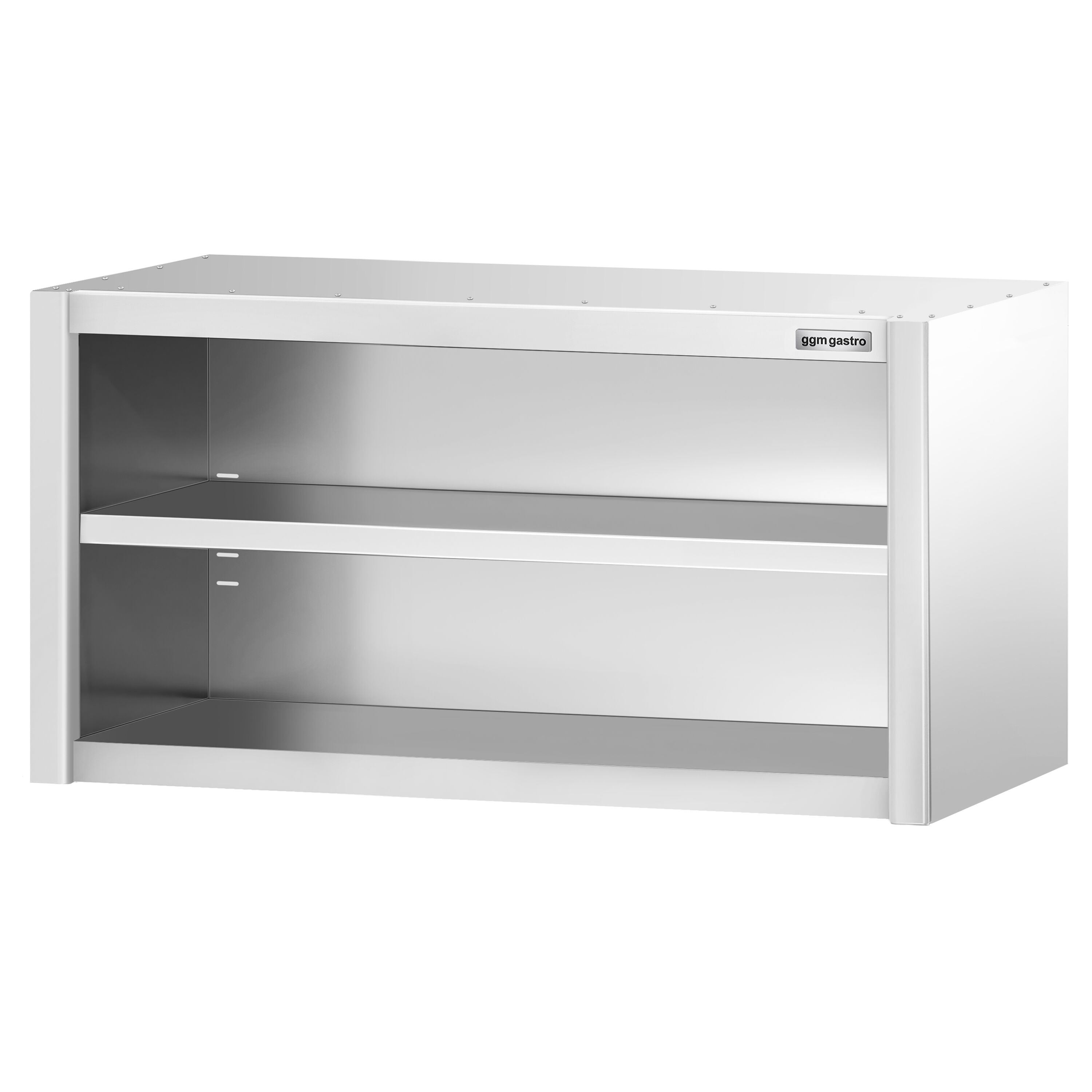 Roostevaba seinakapp 1200 × 400 × 650 mm, avatud