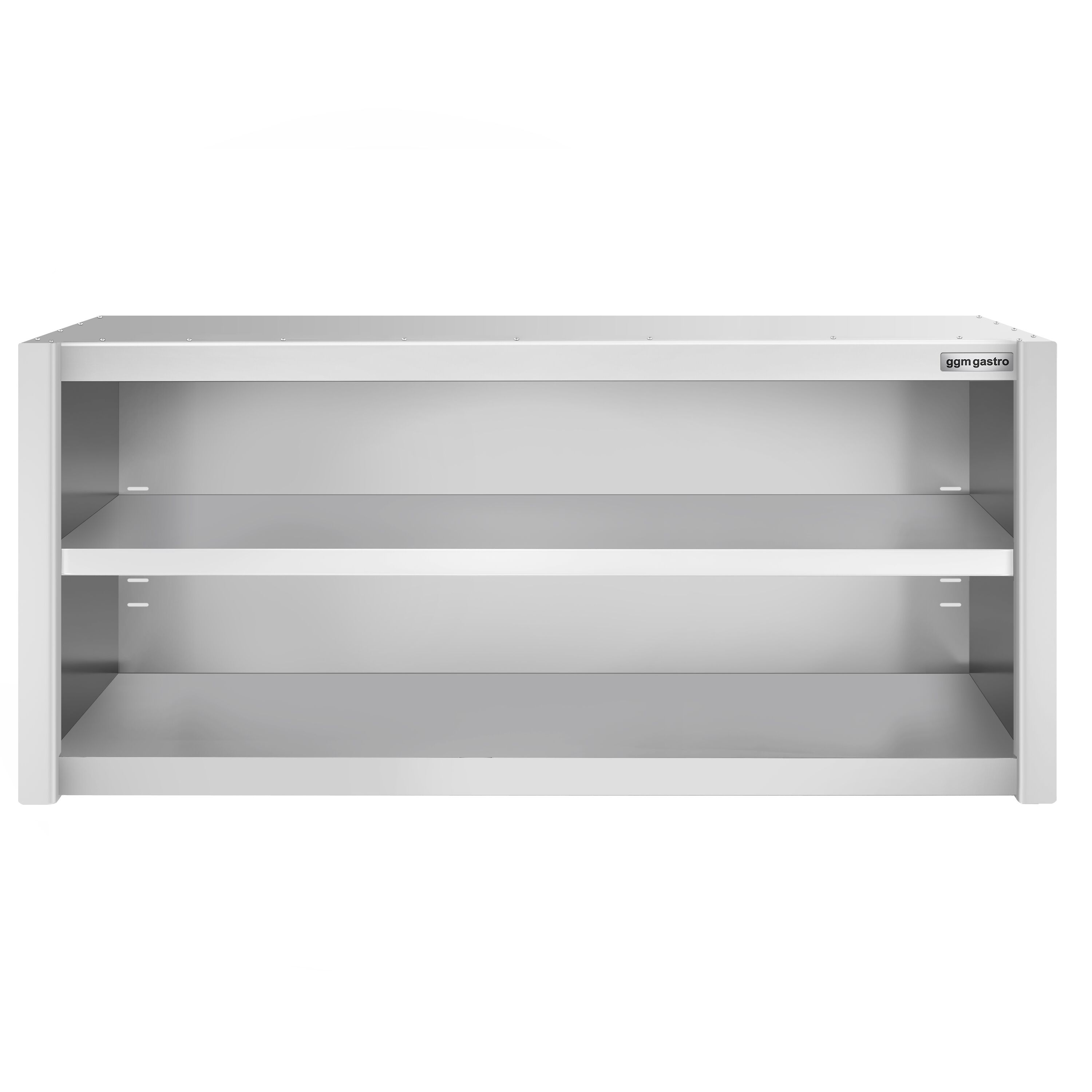 Roostevaba seinakapp 1600 × 400 × 650 mm, avatud