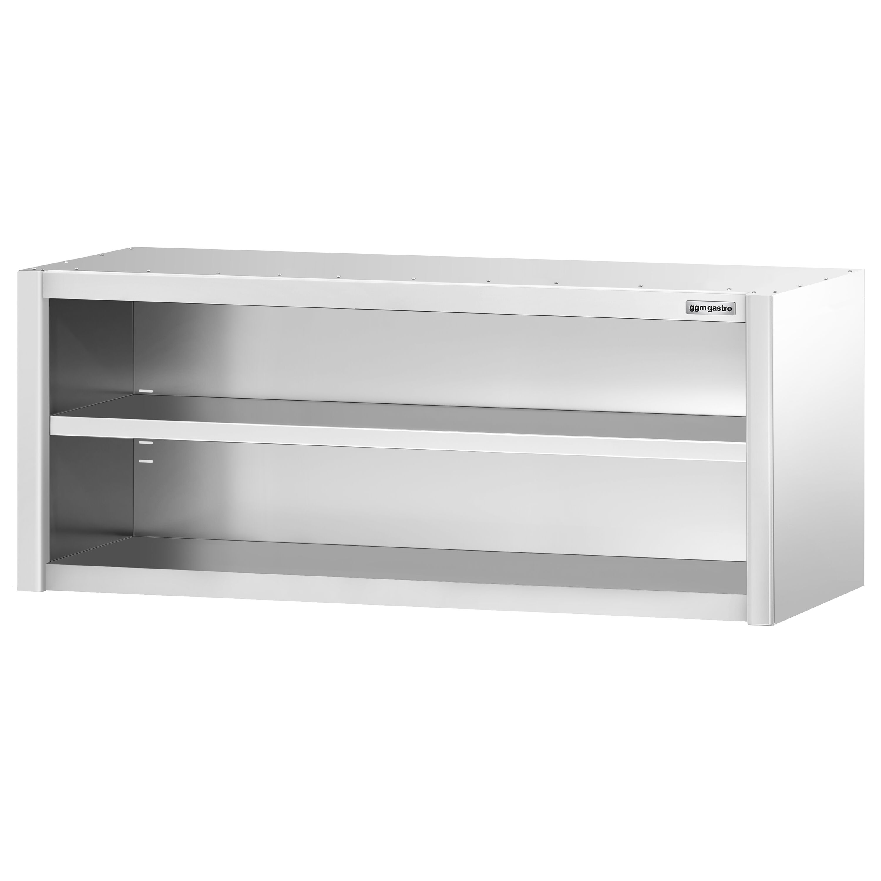 Roostevaba seinakapp 1800 × 400 × 650 mm, avatud