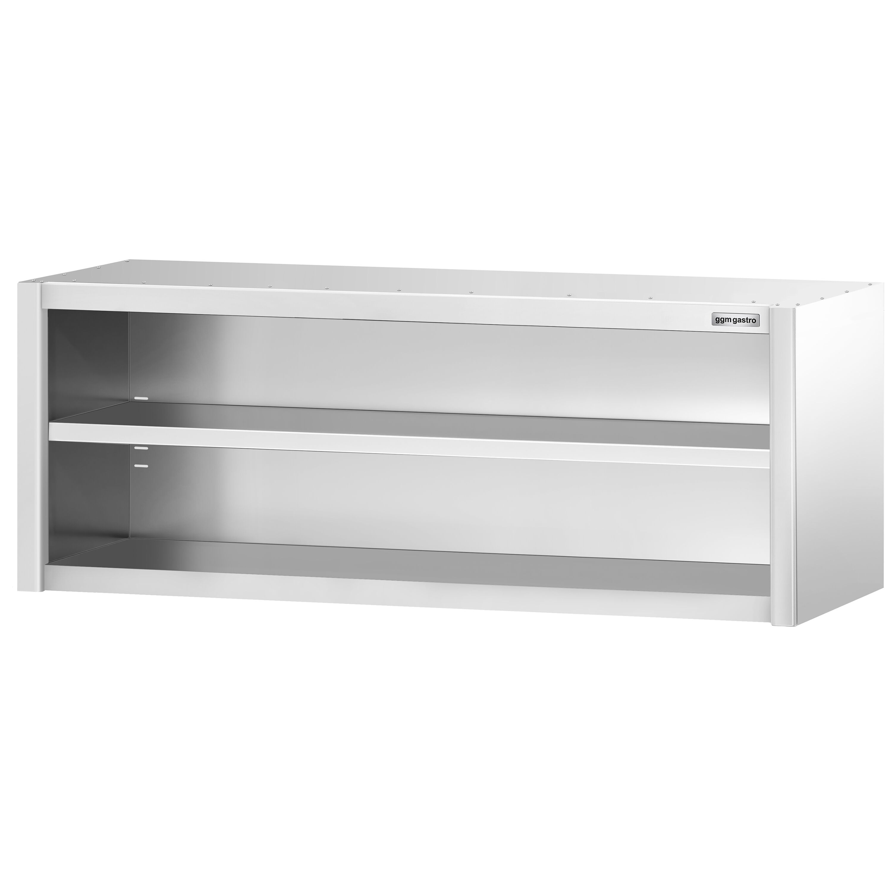 Roostevaba seinakapp 2000 × 400 × 650 mm, avatud