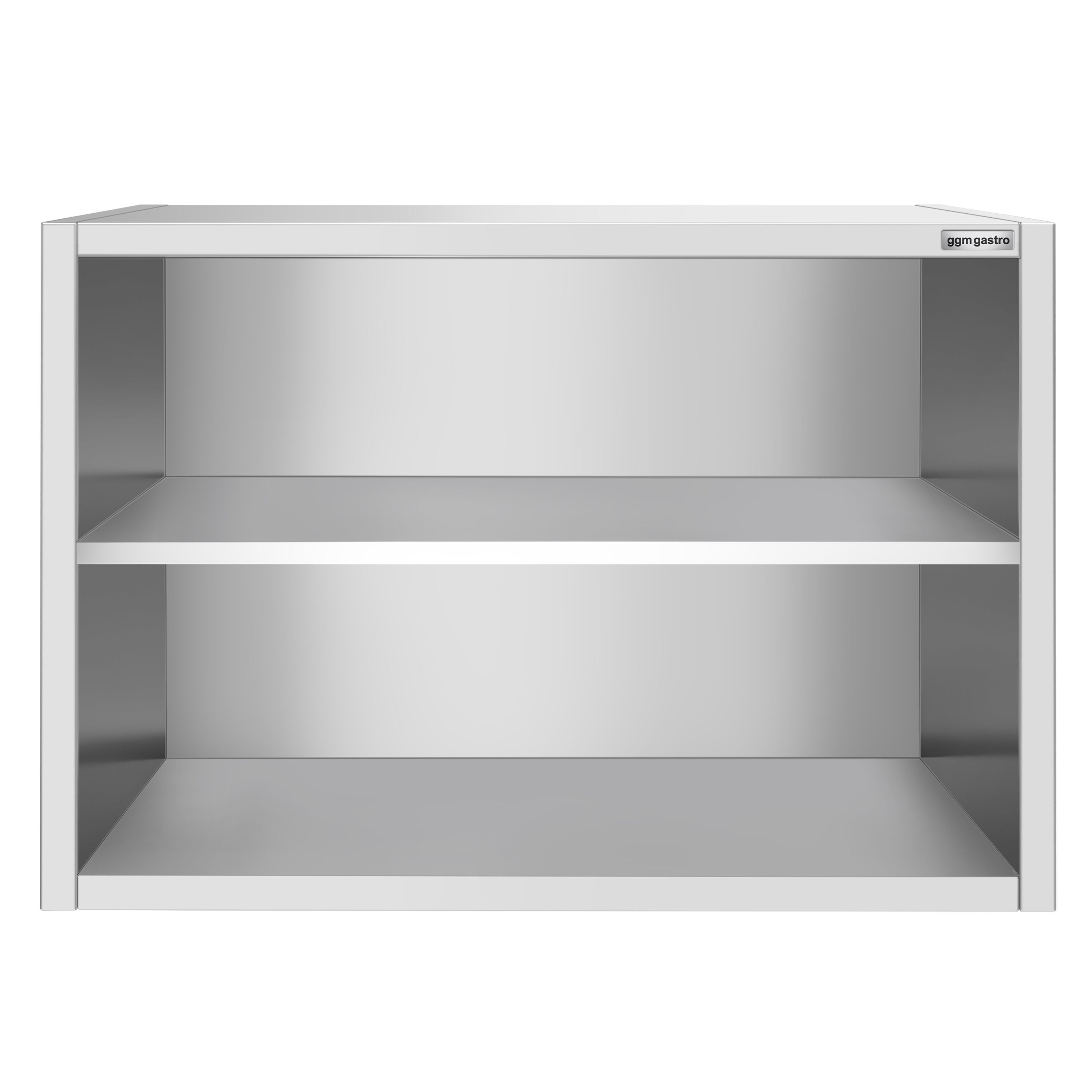Roostevaba seinakapp 1000 × 400 × 800 mm, avatud